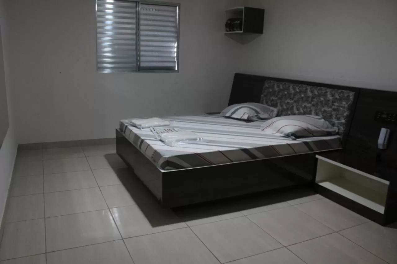 Bed in Hotel Cumbica Guarulhos