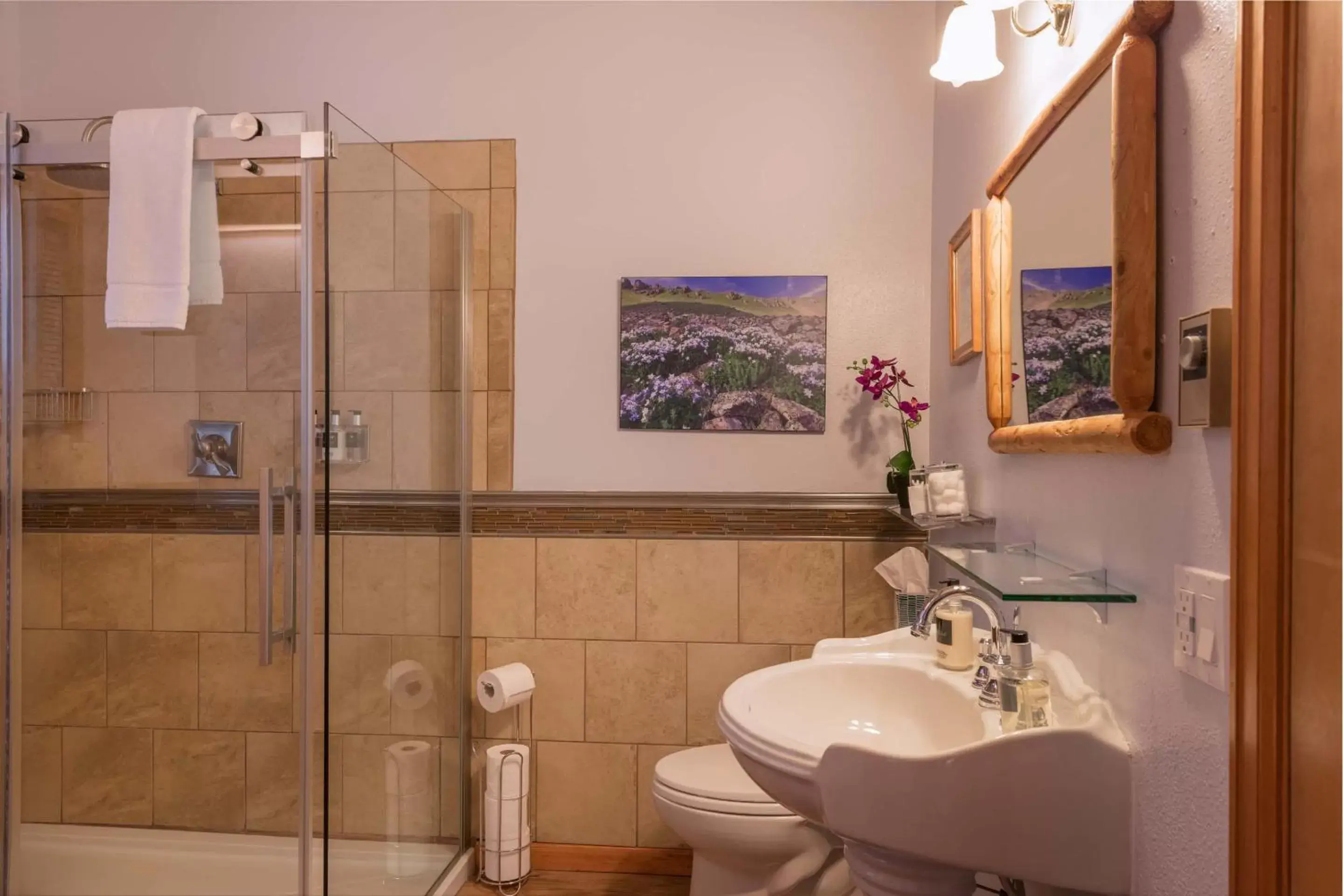Bathroom in Romantic RiverSong Inn