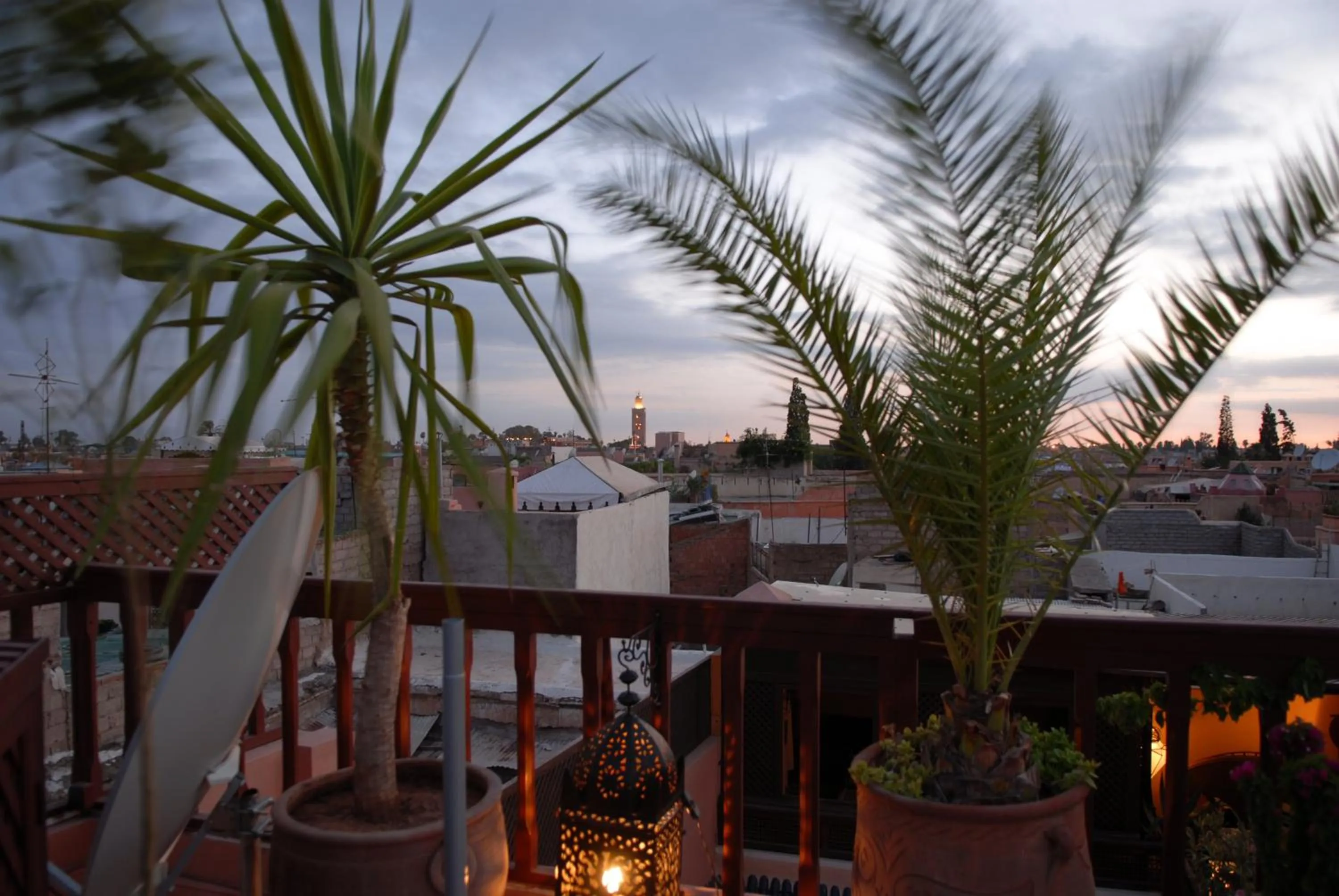 Balcony/Terrace in Riad Aubrac