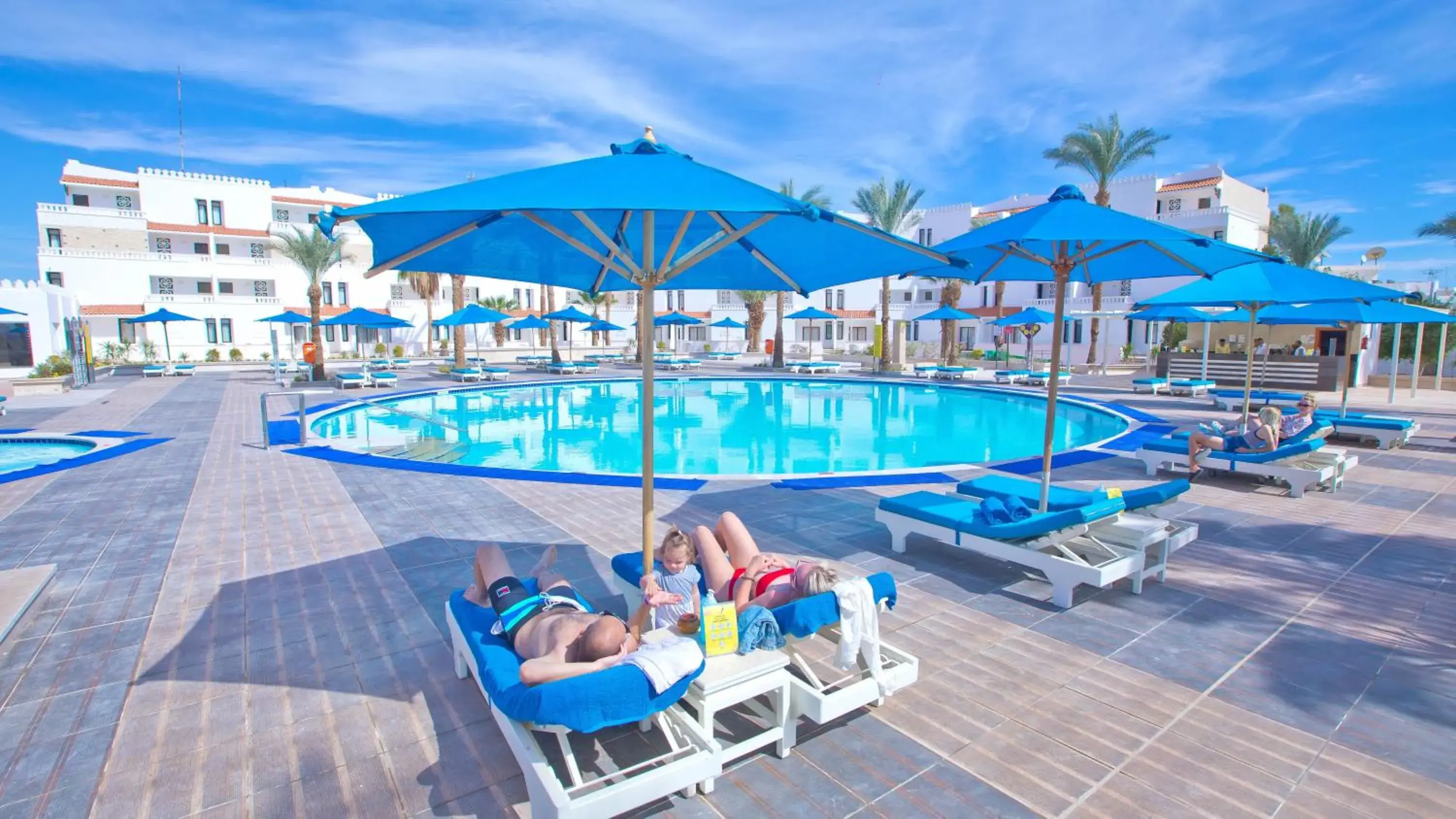 Pool view in Albatros Sharm Resort - By Pickalbatros