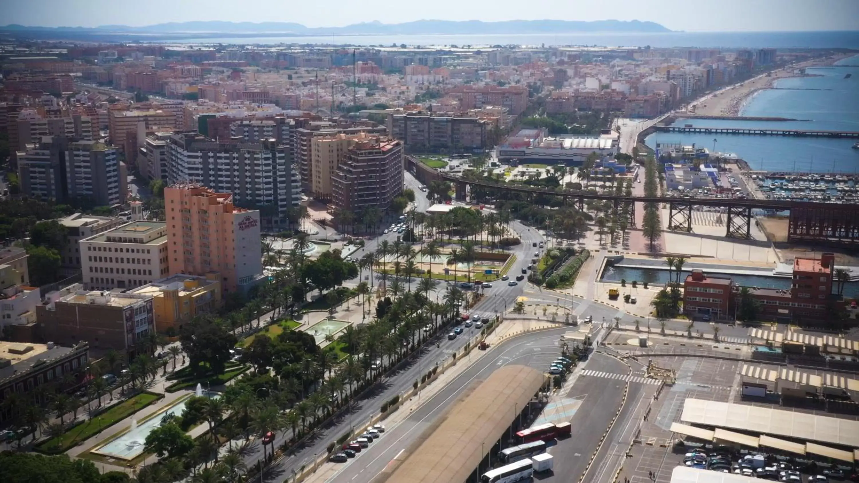 City view, Bird's-eye View in Ohtels Gran Hotel Almeria