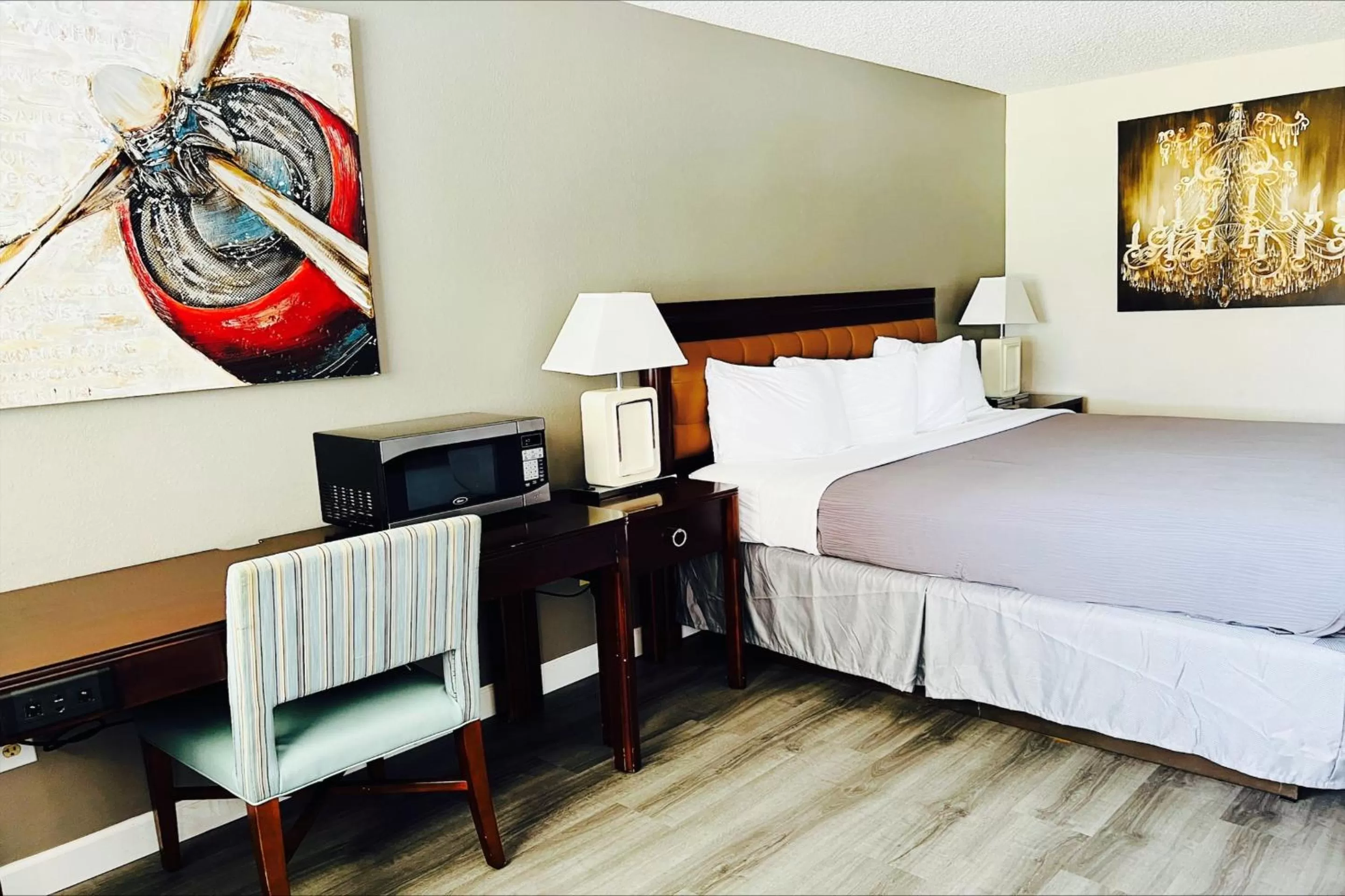 Bedroom, Bed in Western Motel, Thomasville