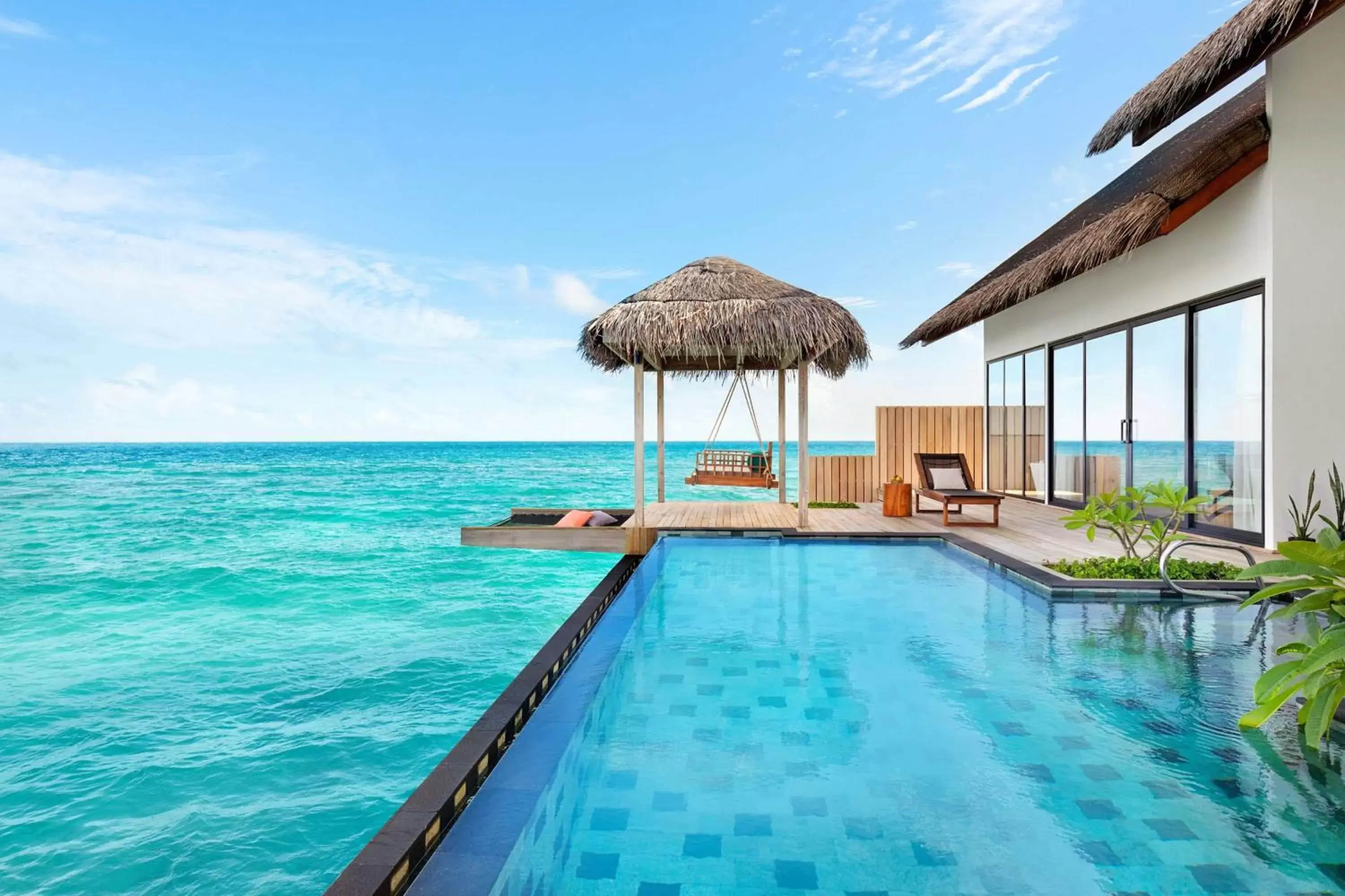 View (from property/room), Swimming Pool in Hilton Maldives Amingiri Resort & Spa