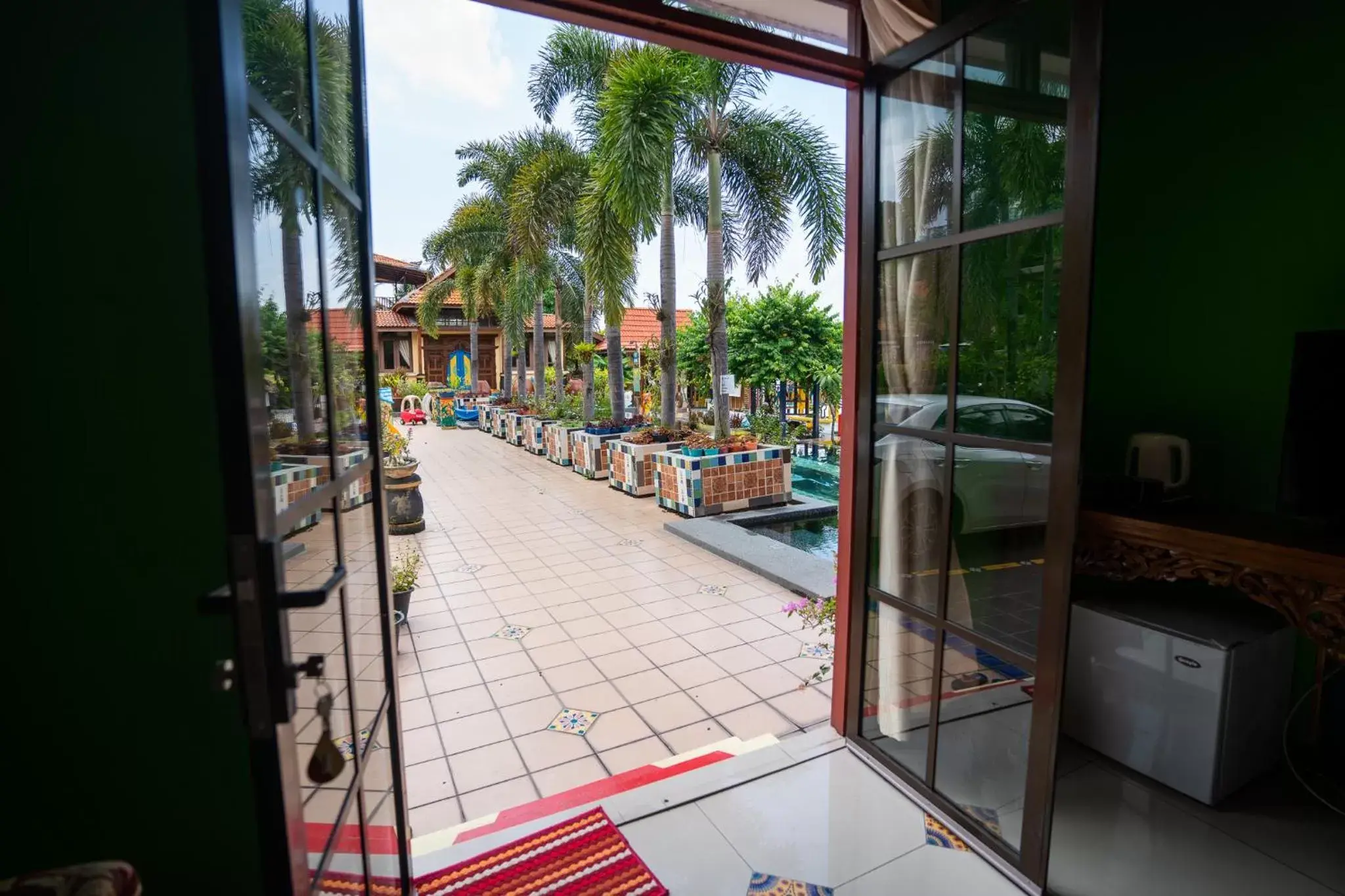 Garden view, Balcony/Terrace in Lost Paradise Resort