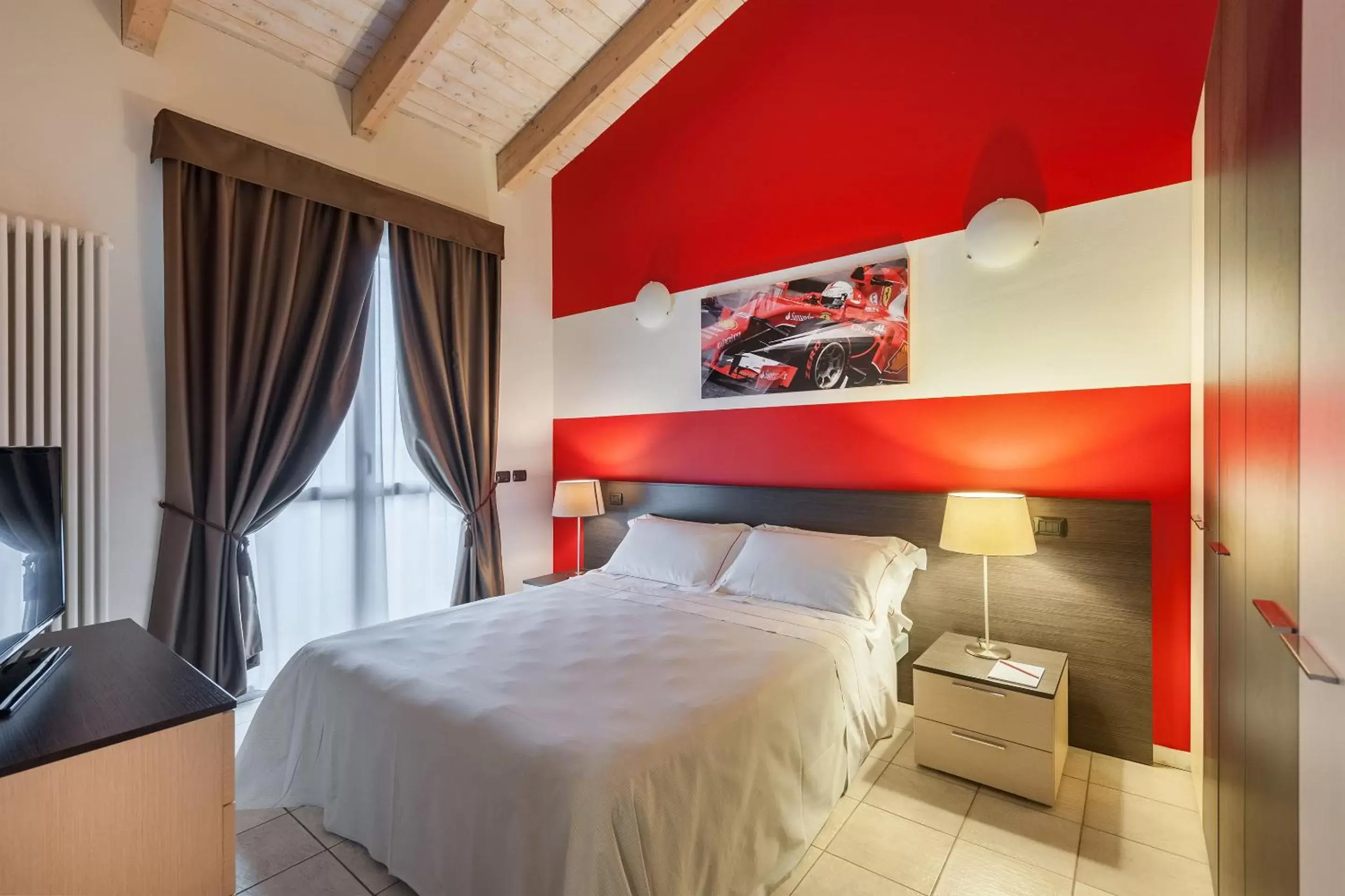 Bedroom, Bed in Hotel Maranello Village