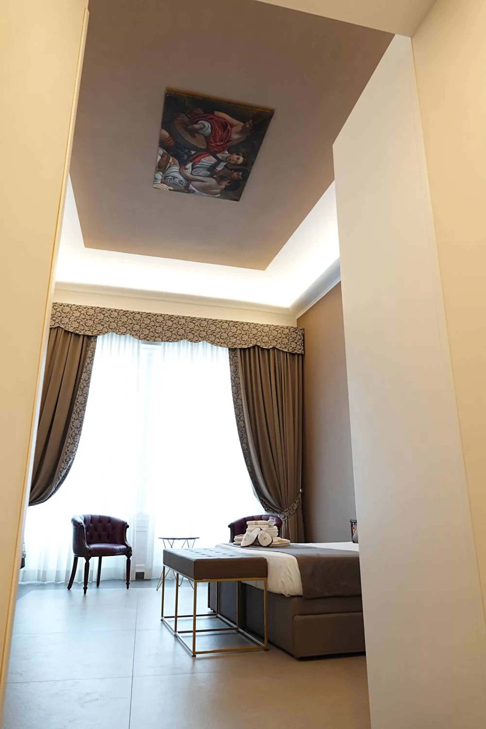 Bedroom, Seating Area in Hotel Art Resort Galleria Umberto