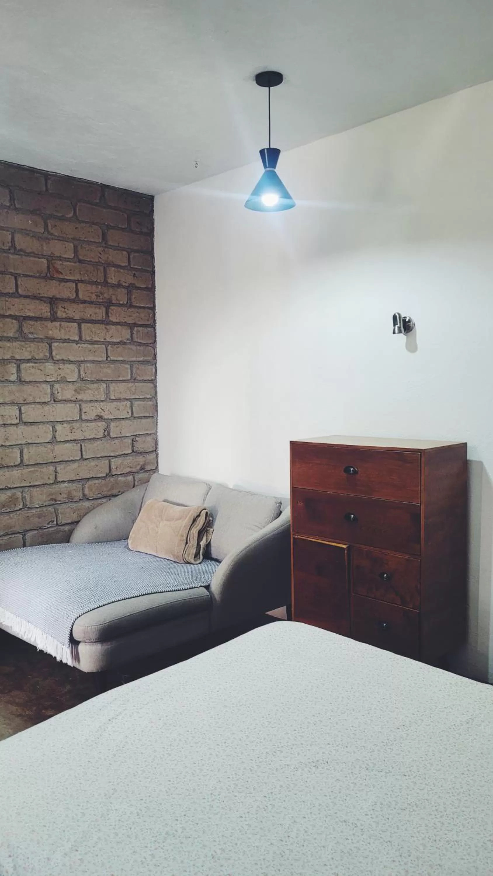 Bed in Hostal Hoja Santa