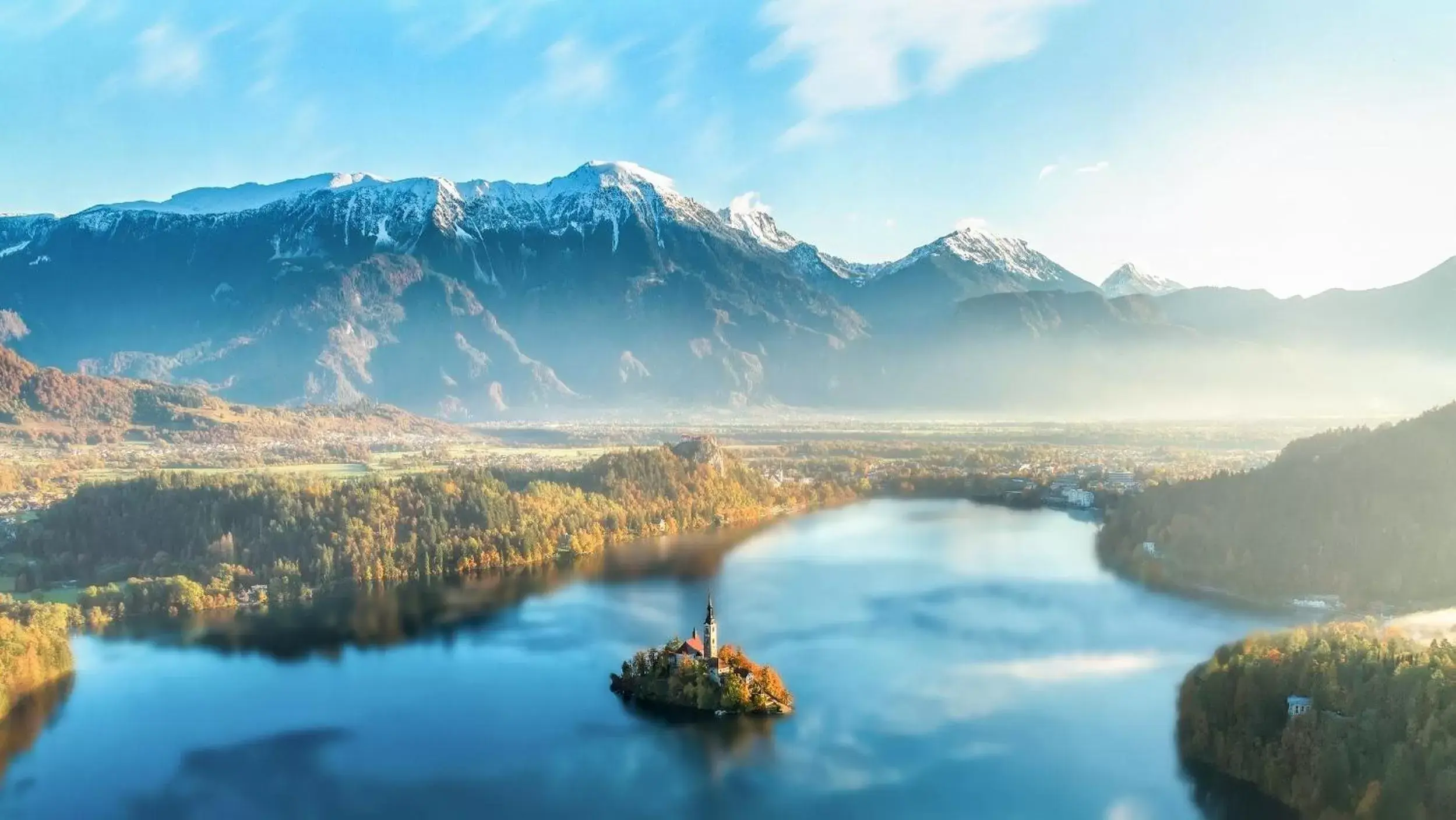 Natural landscape, Winter in Bled Rose Hotel