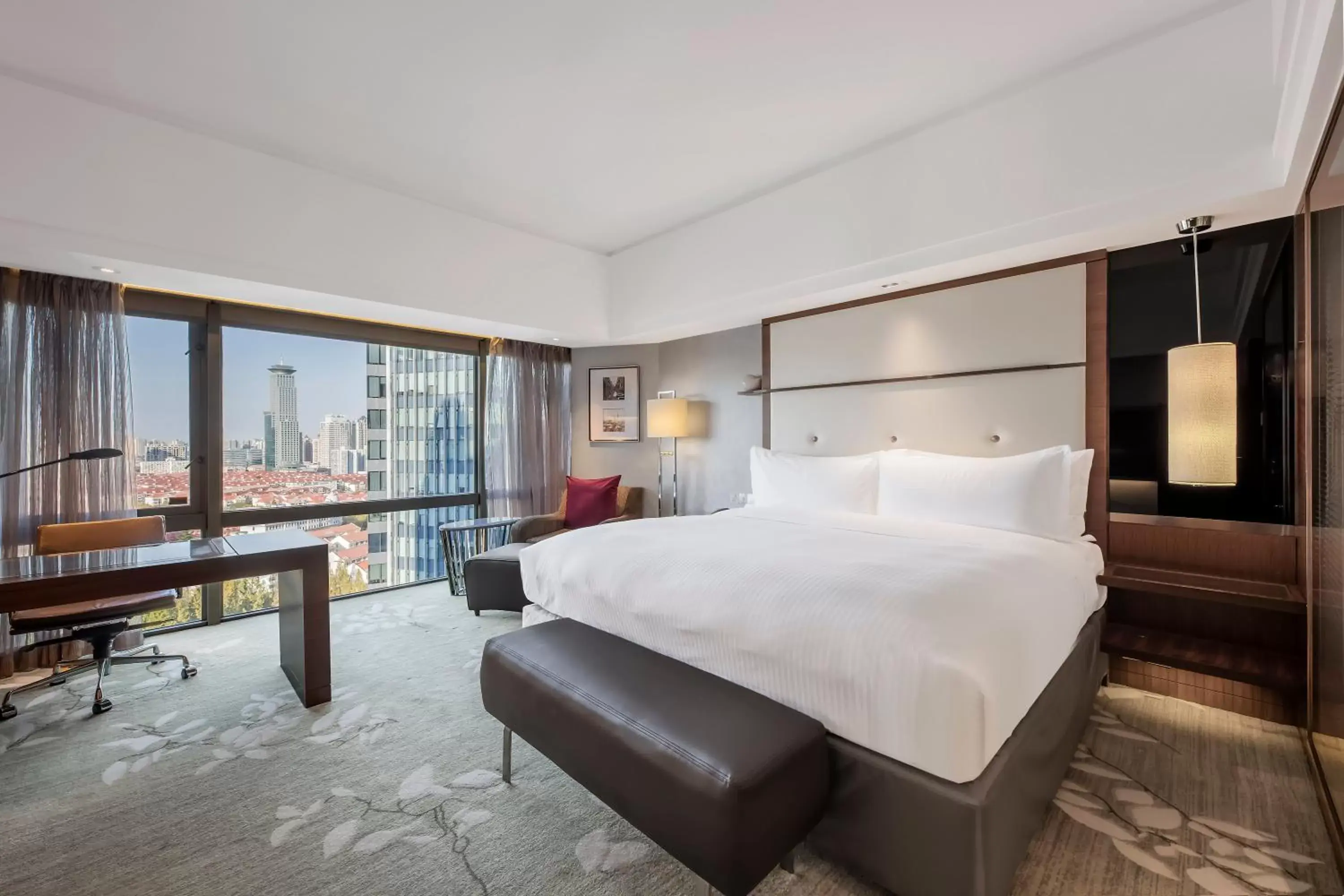 Photo of the whole room, Bed in InterContinental Shanghai Pudong, an IHG Hotel