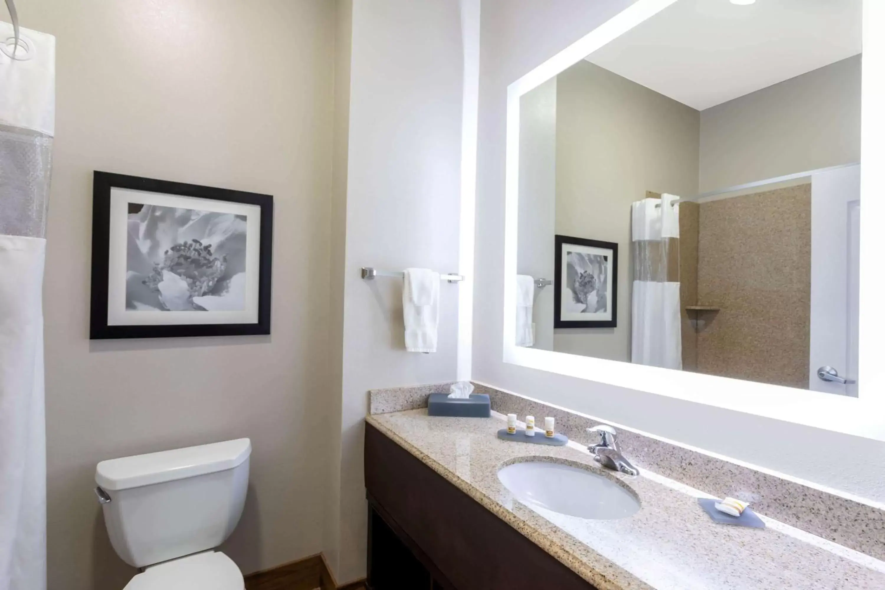 Bathroom in La Quinta by Wyndham Huntsville Airport Madison