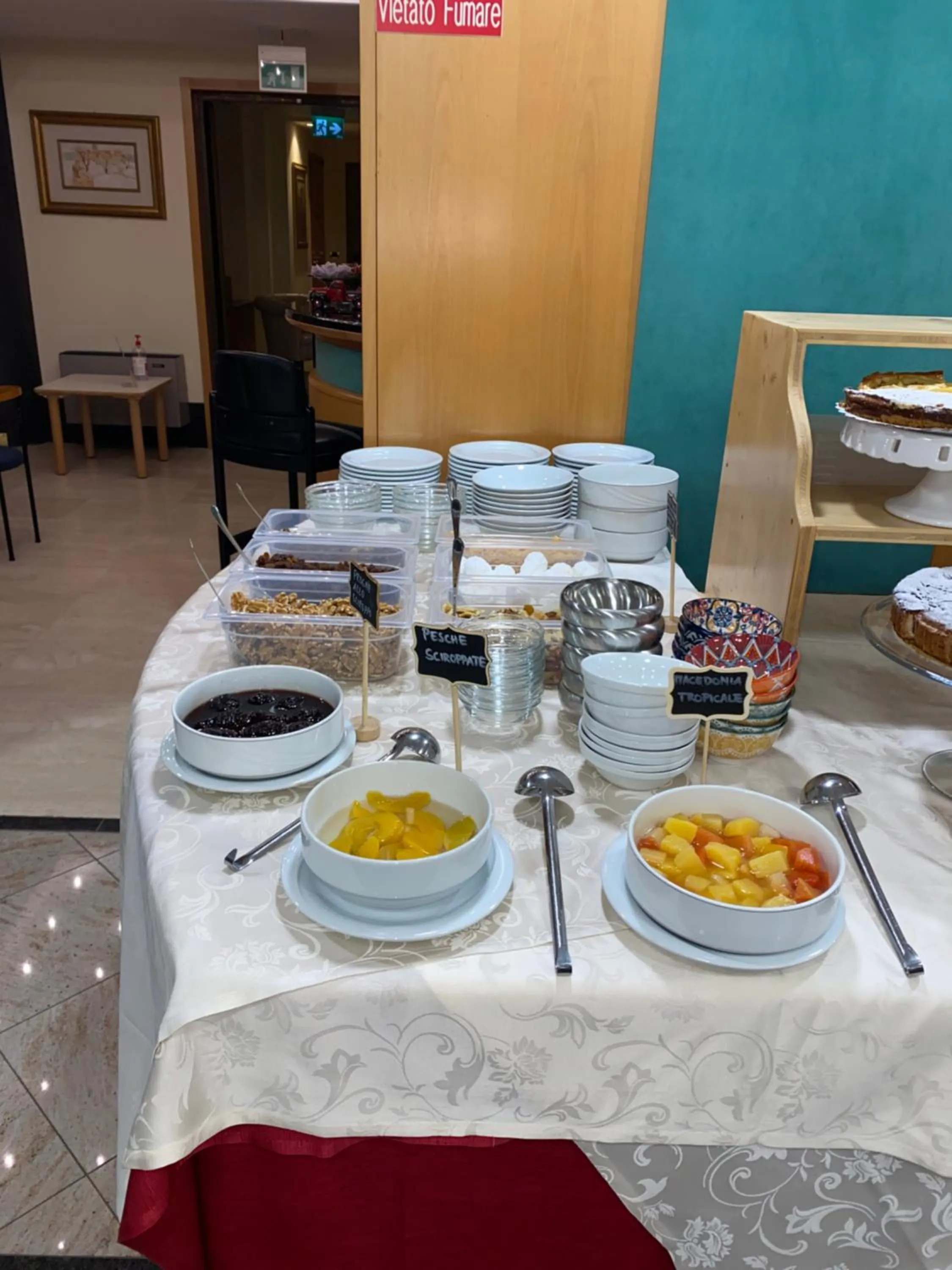 Buffet breakfast in Hotel Casagrande
