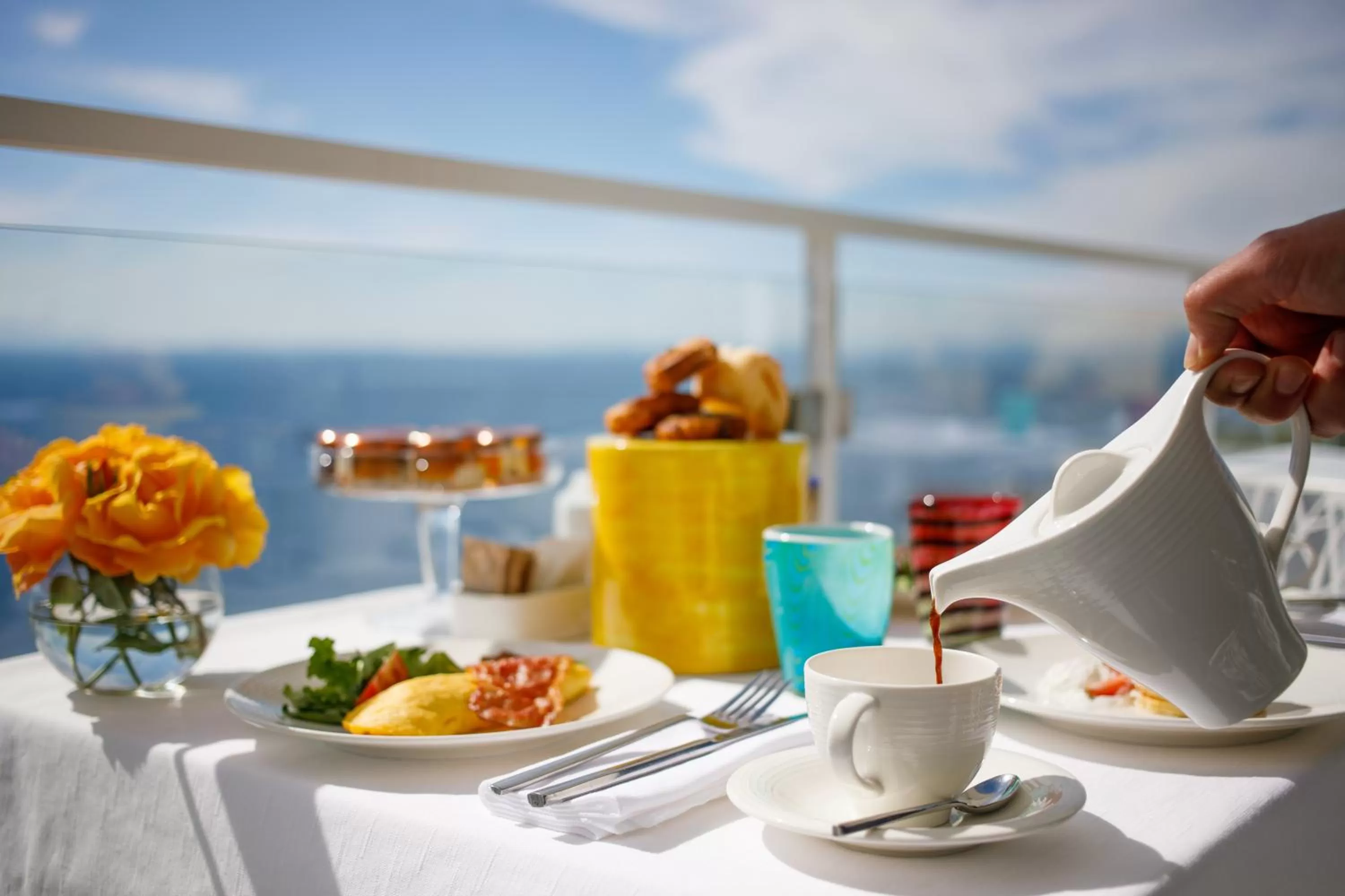 Food and drinks in Villa Fiorella Art Hotel