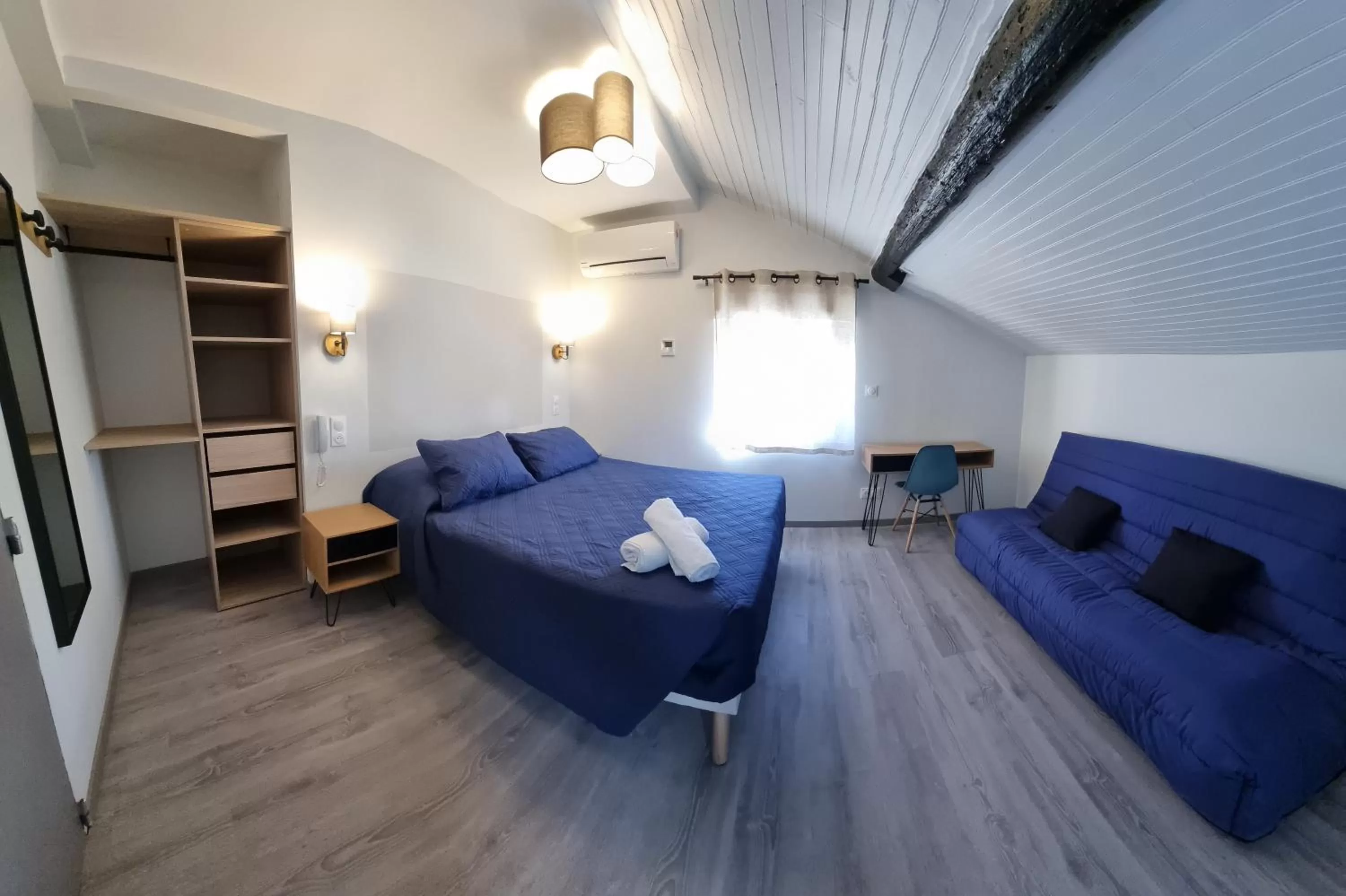 Bed in Hôtel restaurant et pension soirée étape Bel Air