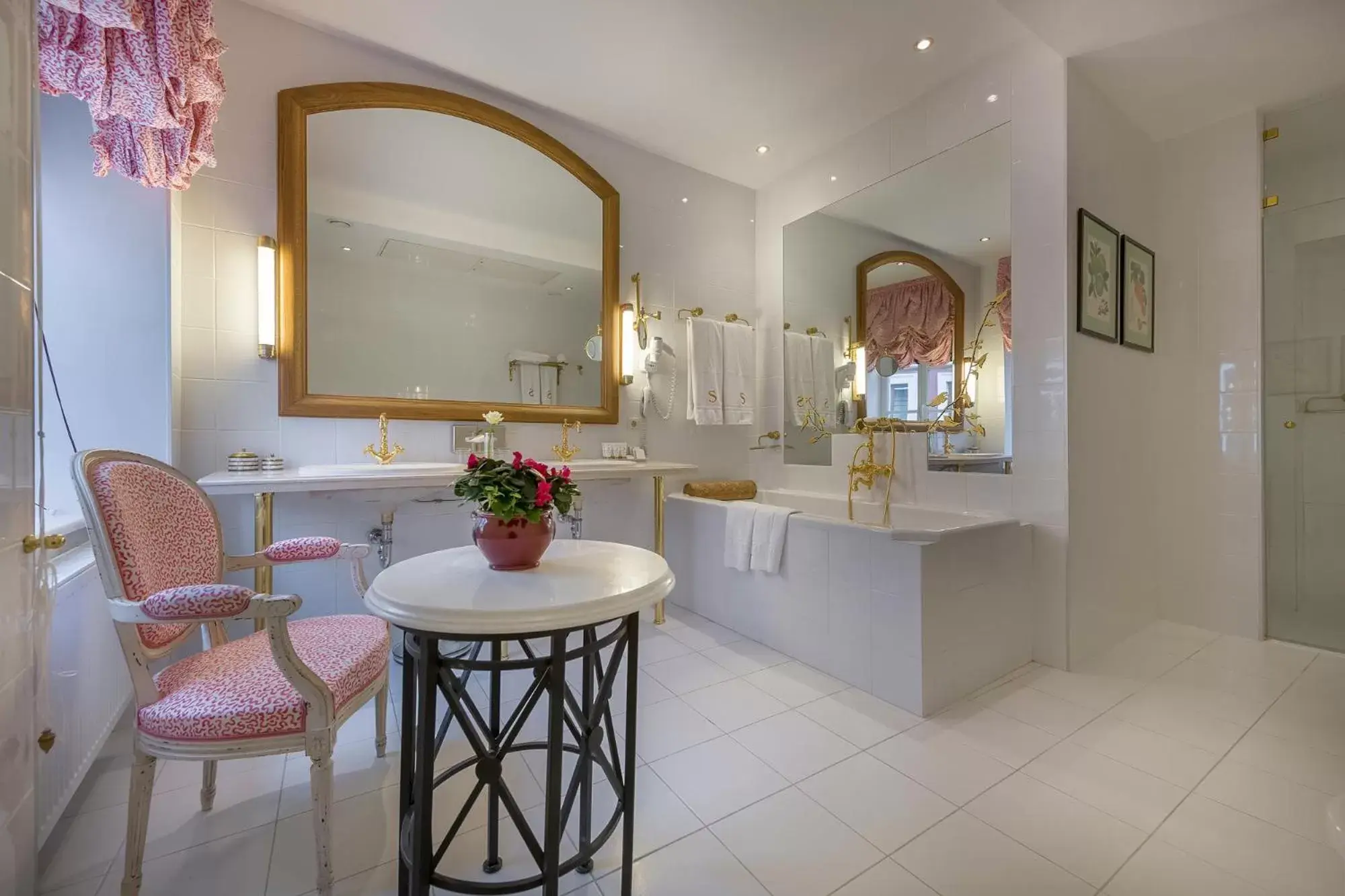 Bathroom in Relais & Châteaux Stikliai Hotel