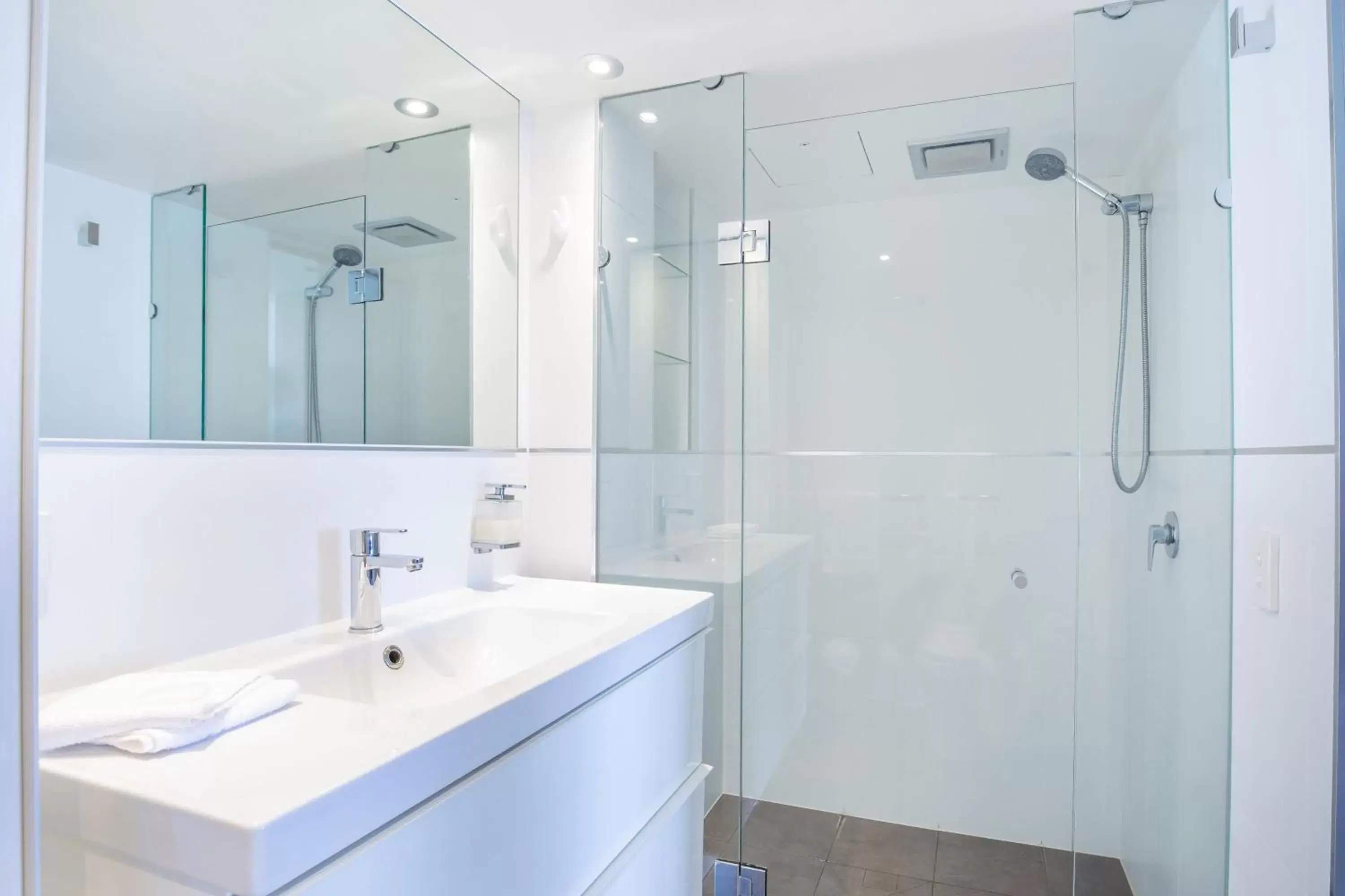 Bathroom in Pacific Plaza Apartments