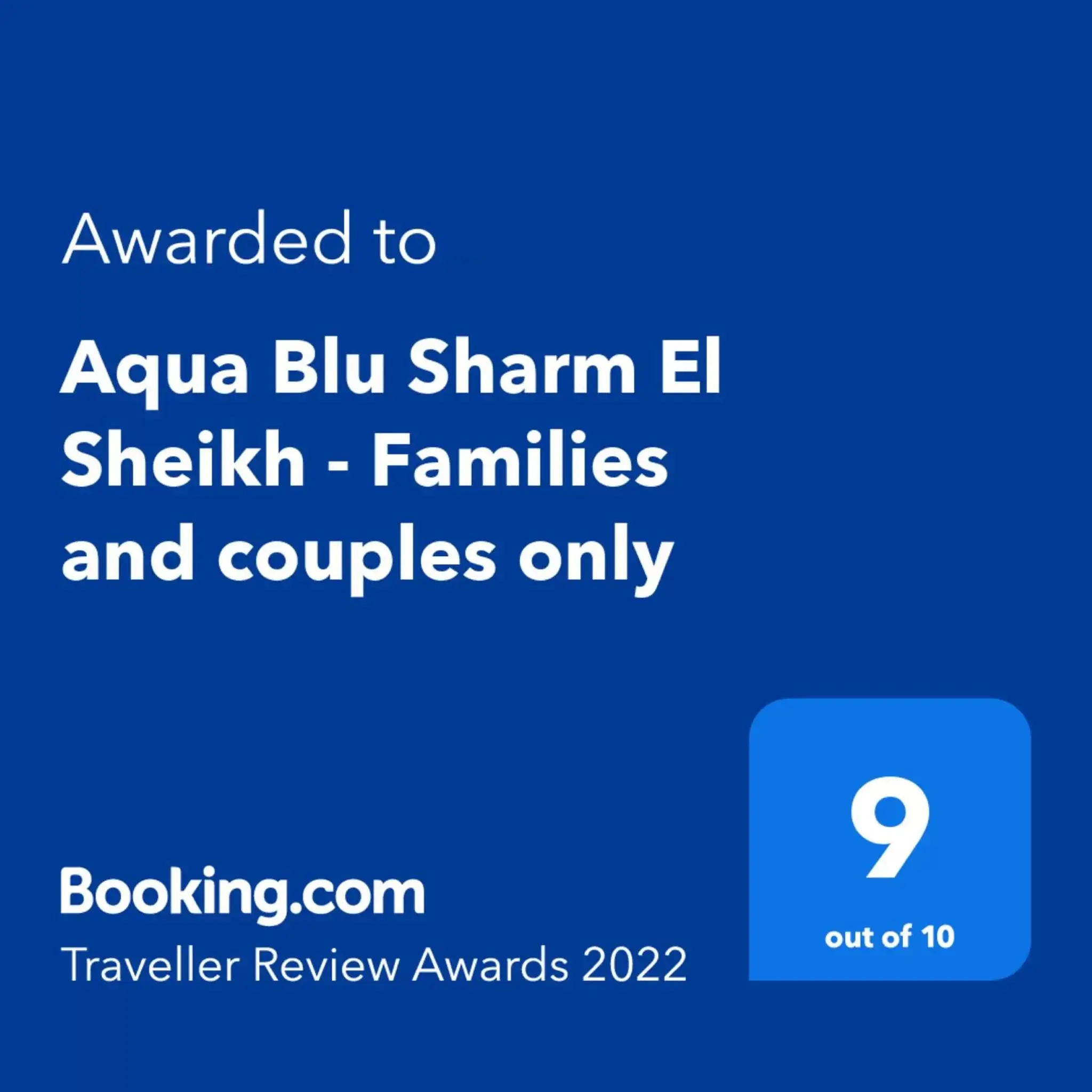 Certificate/Award, Logo/Certificate/Sign/Award in Pickalbatros Aqua Blu Sharm El Sheikh