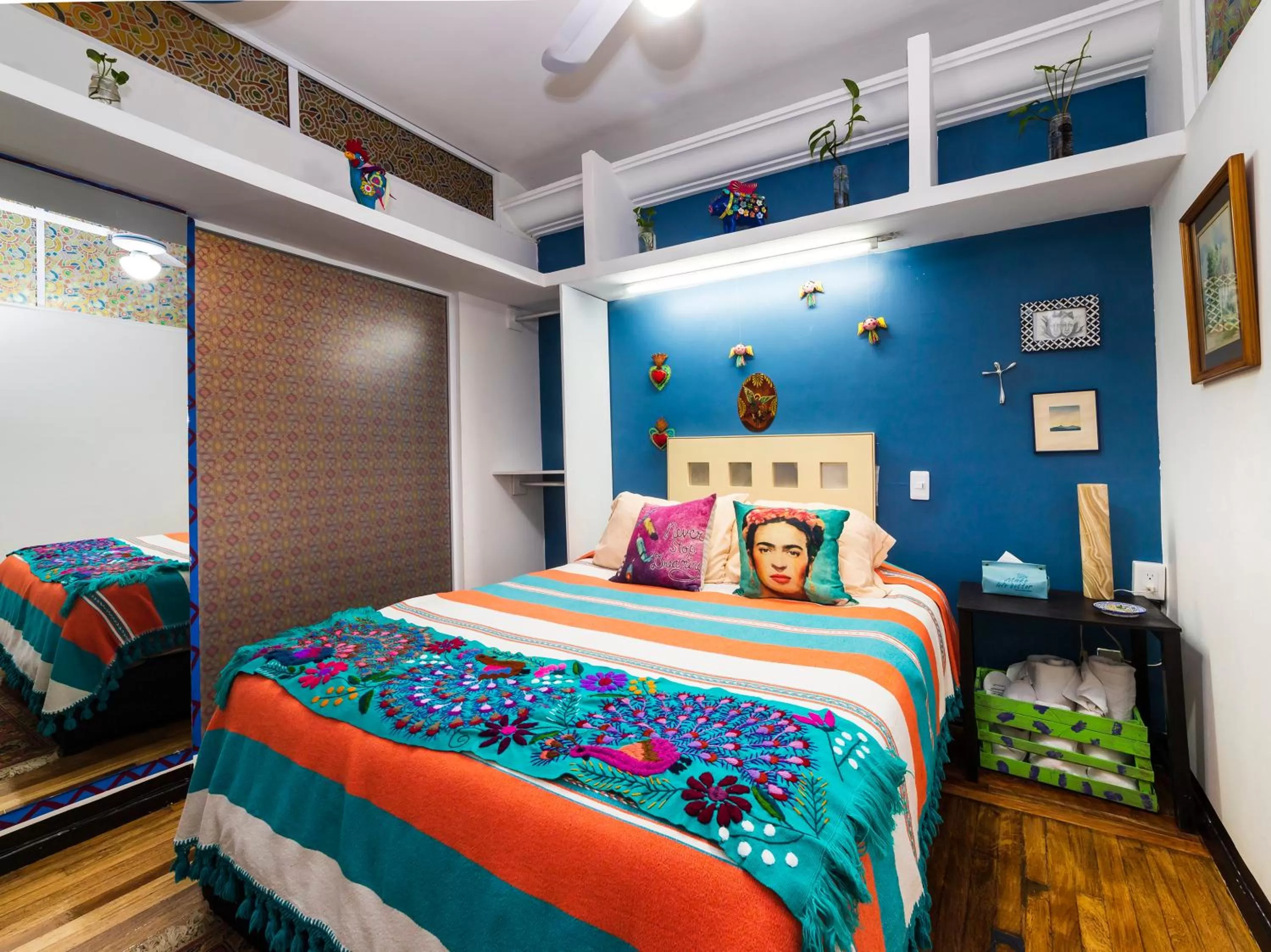 Bed in Casa Itzae B&B Polanquito Dog Friendly