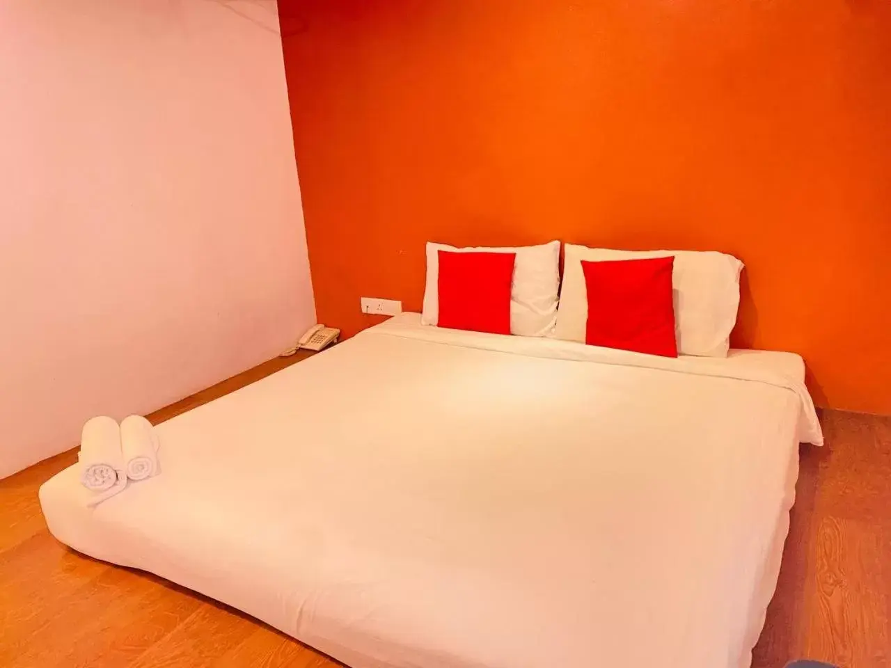 Bed in Orange Hotel Segamat Bed in Orange Hotel Segamat