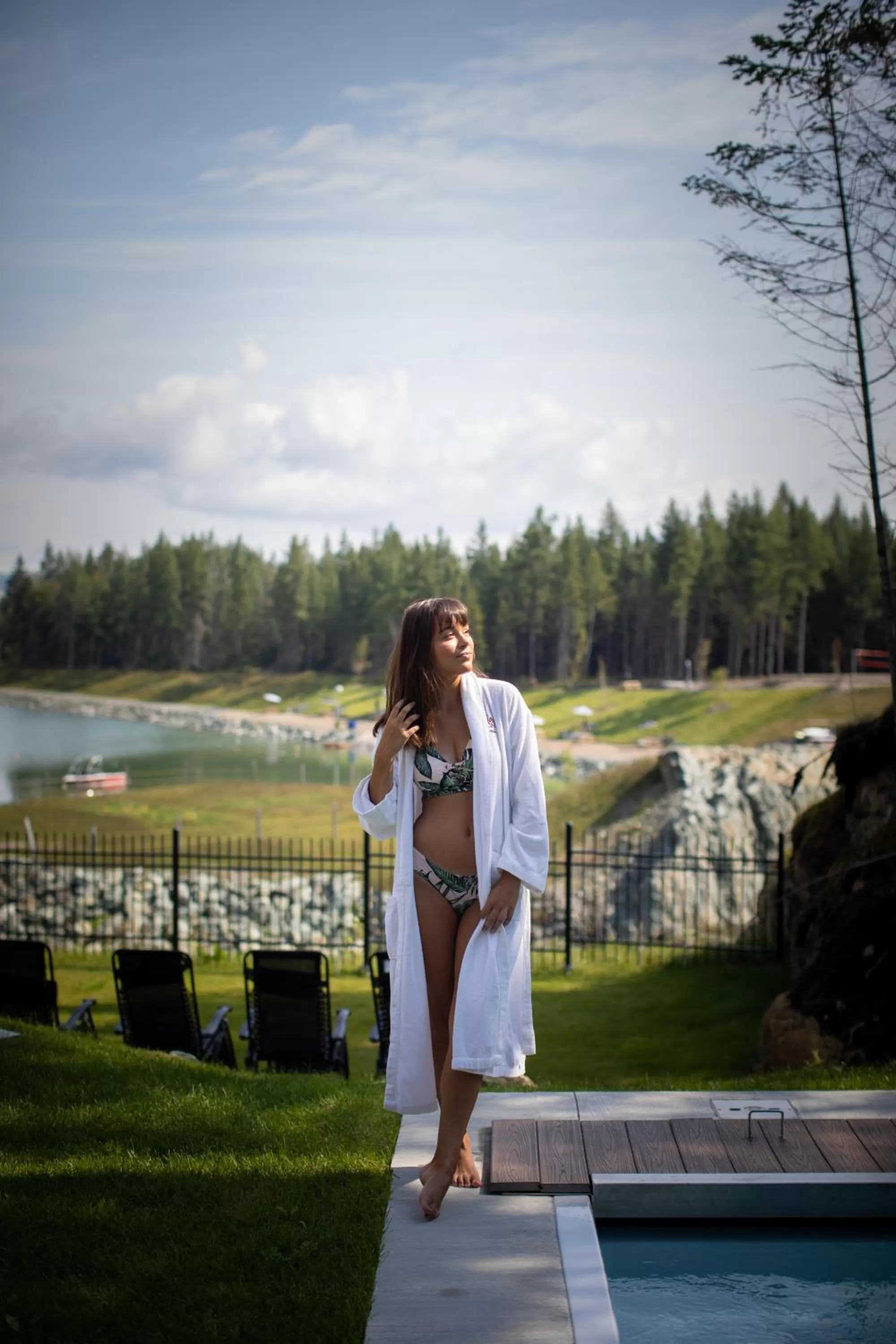 Hot Tub in Hôtel du Domaine, centre de villégiature et de congrès