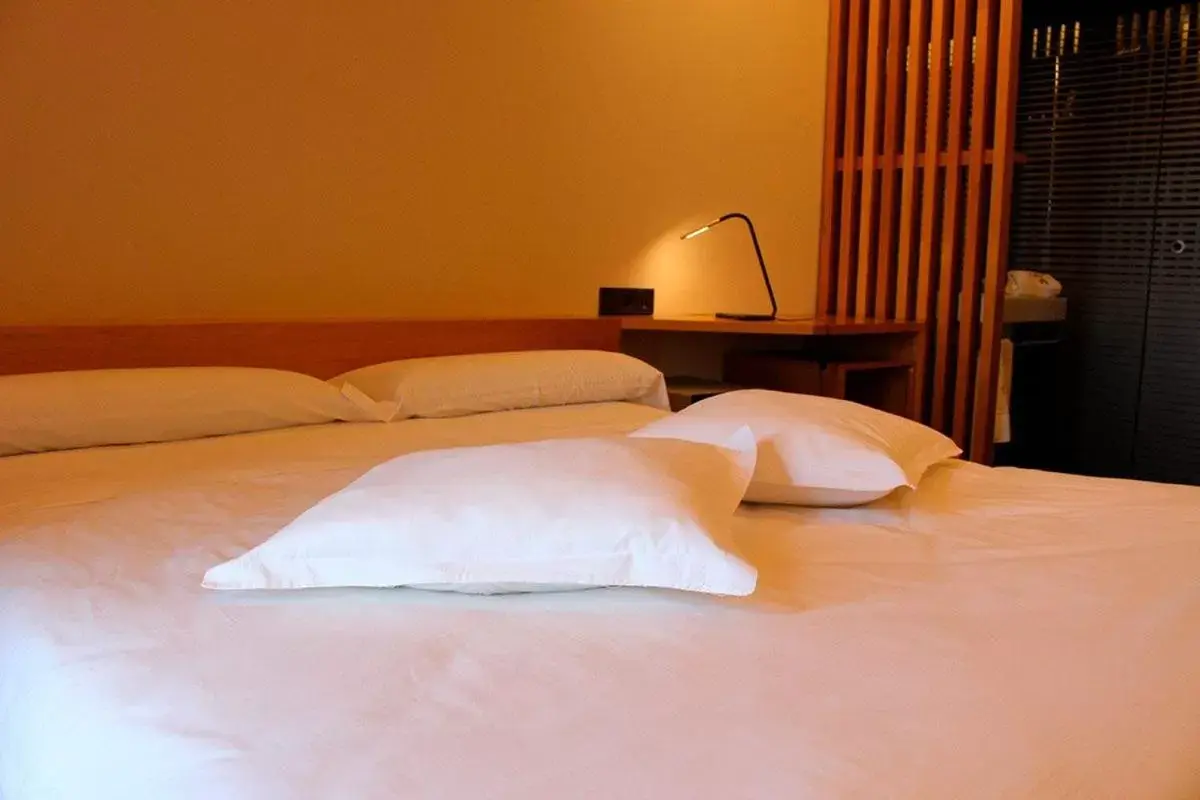Bed in Hotel Raíz