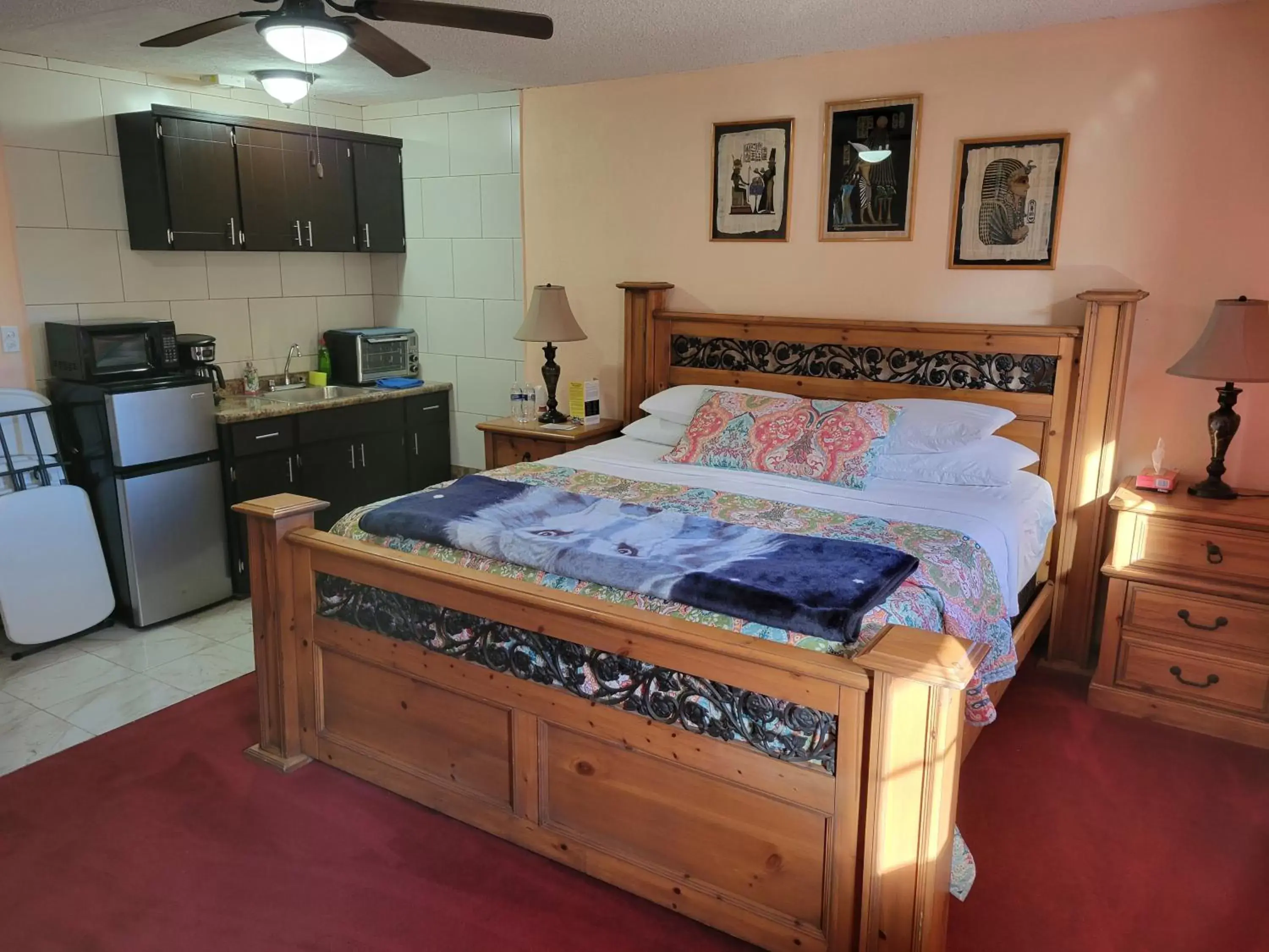 Bed in Playa Hermosa Inn at the beach