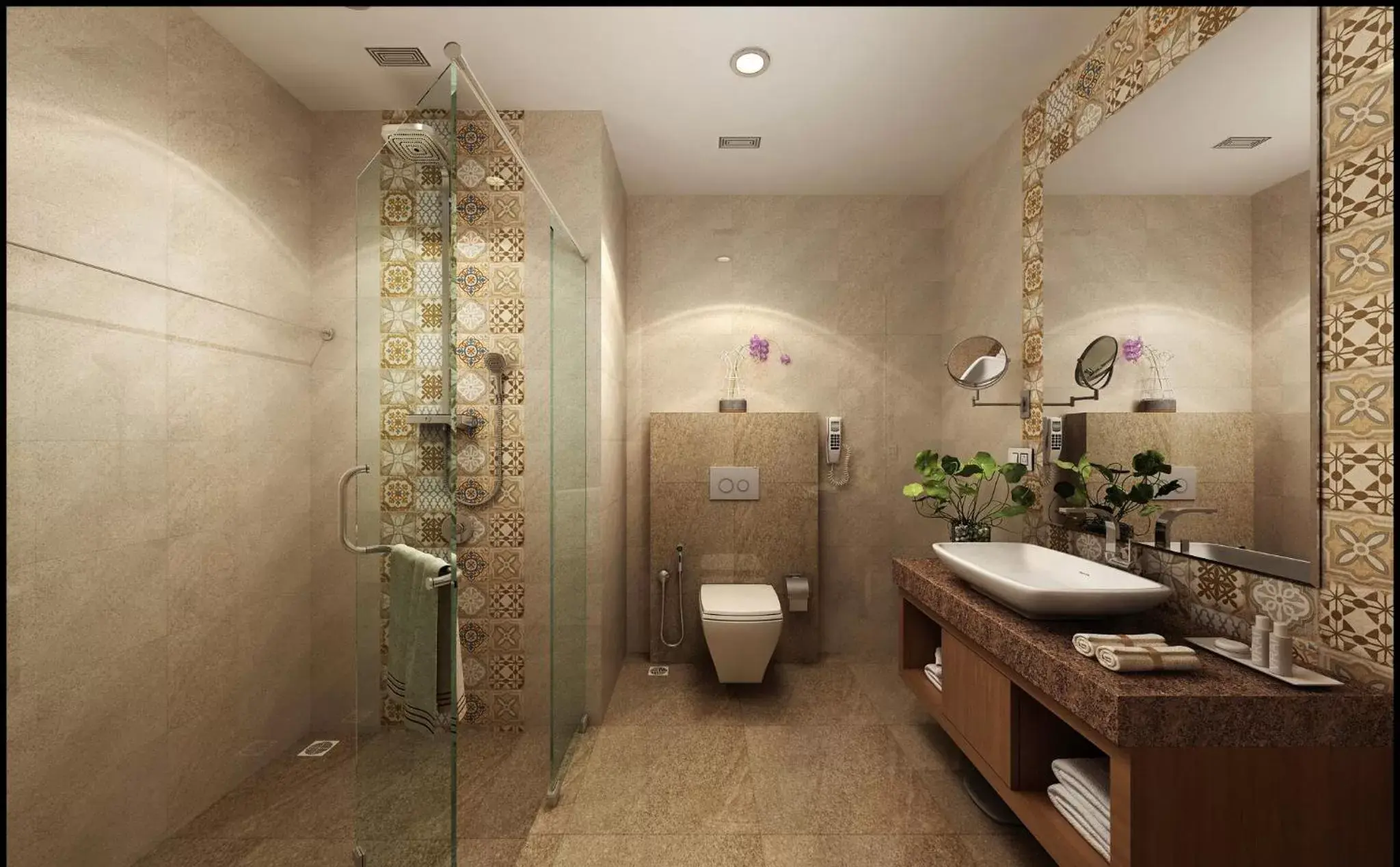 Bathroom in The Fern Sattva Resort, Dwarka