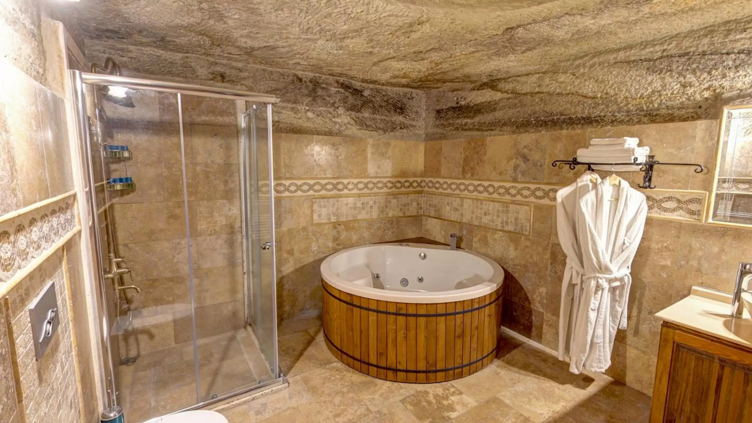 Bathroom in Chelebi Cave House Hotel
