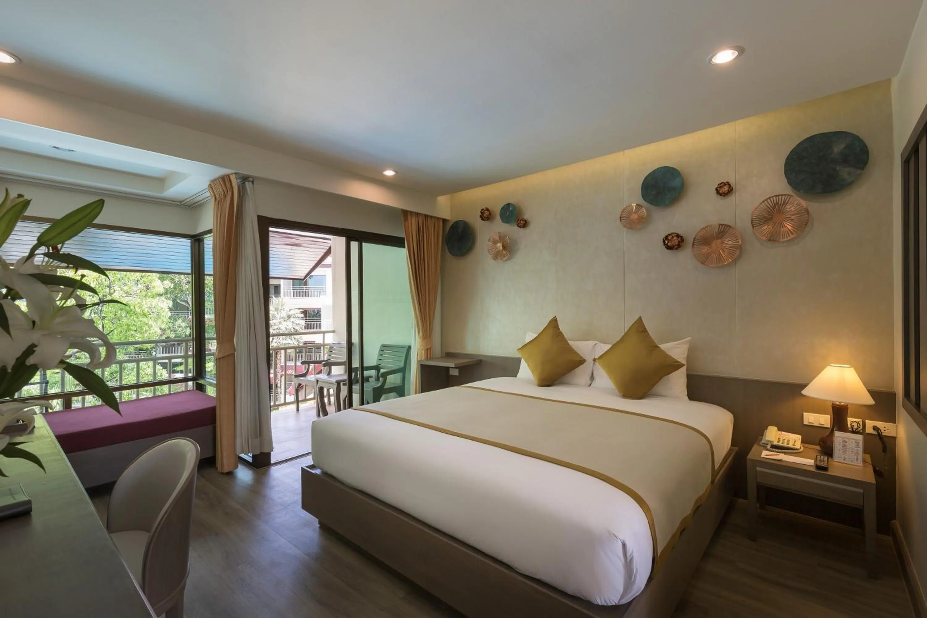 Photo of the whole room, Bed in Chanalai Flora Resort, Kata Beach