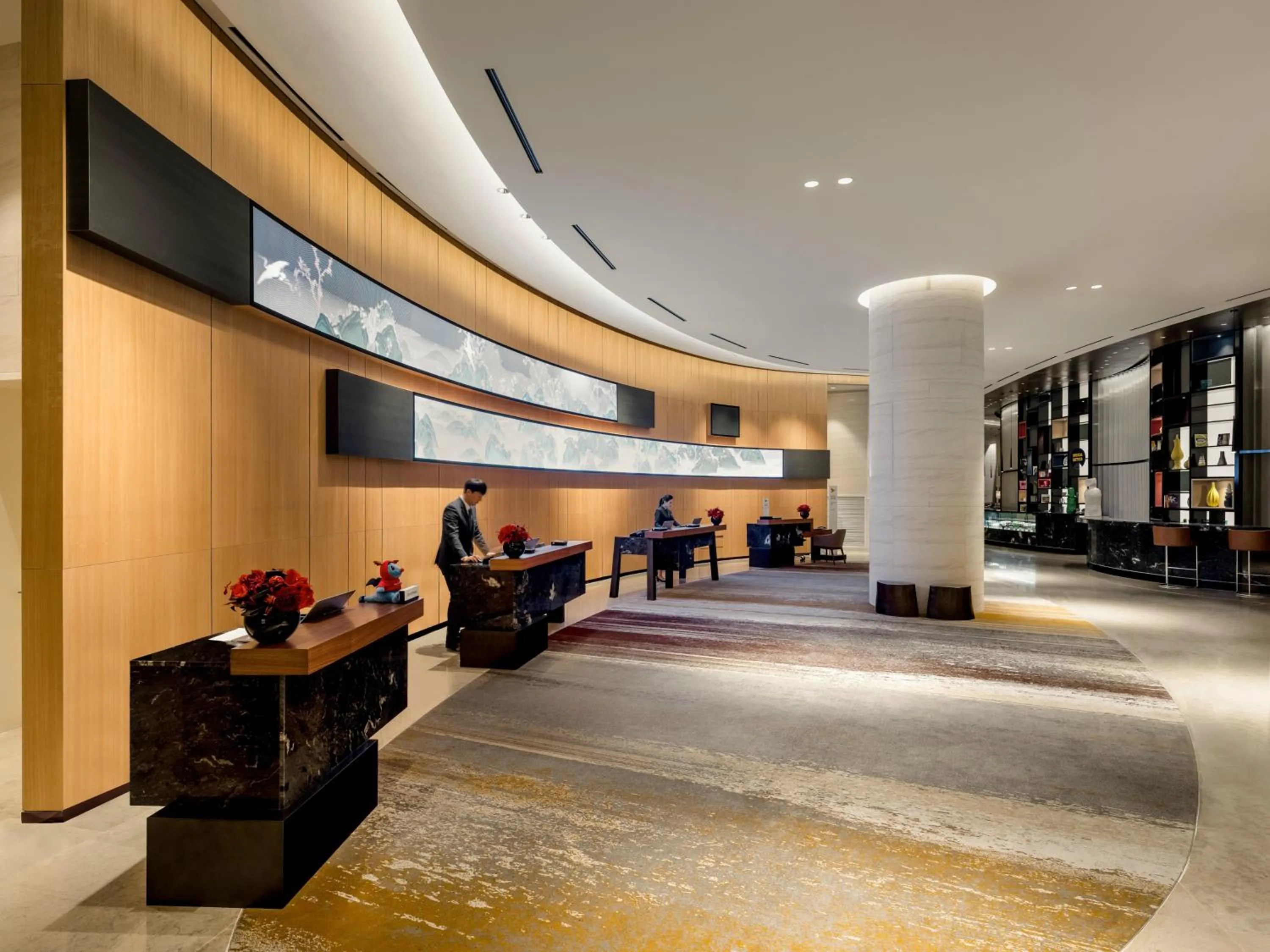 Lobby or reception in Novotel Suites Ambassador Seoul Yongsan
