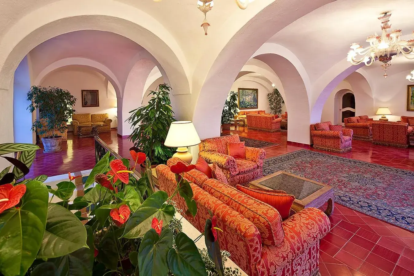 Lobby or reception in Grand Hotel Il Moresco