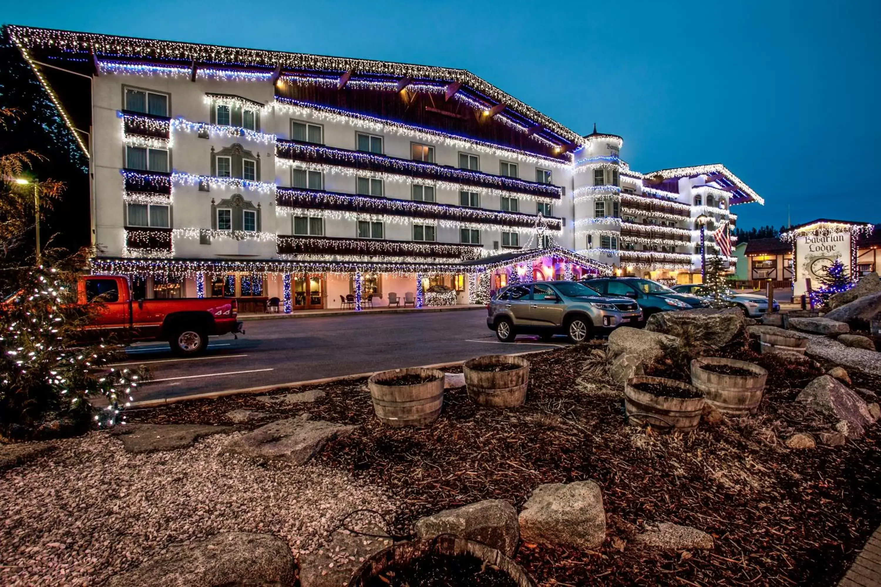 Facade/entrance in Bavarian Lodge Facade/entrance in Bavarian Lodge