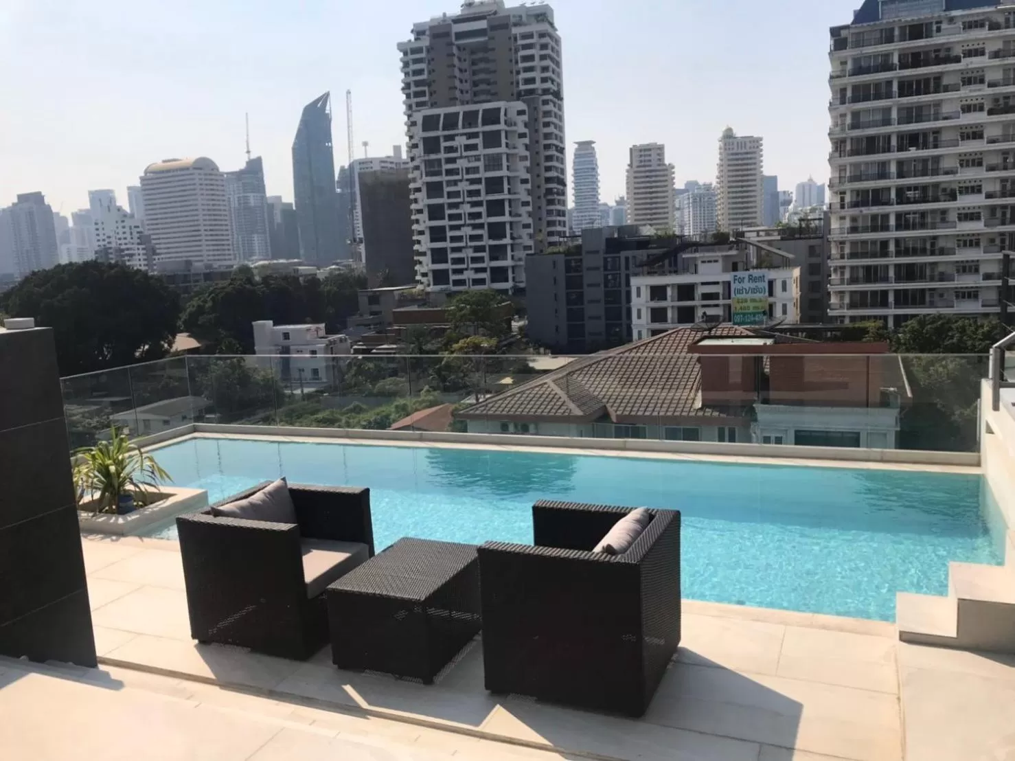 Swimming pool in ashley hotel bkk