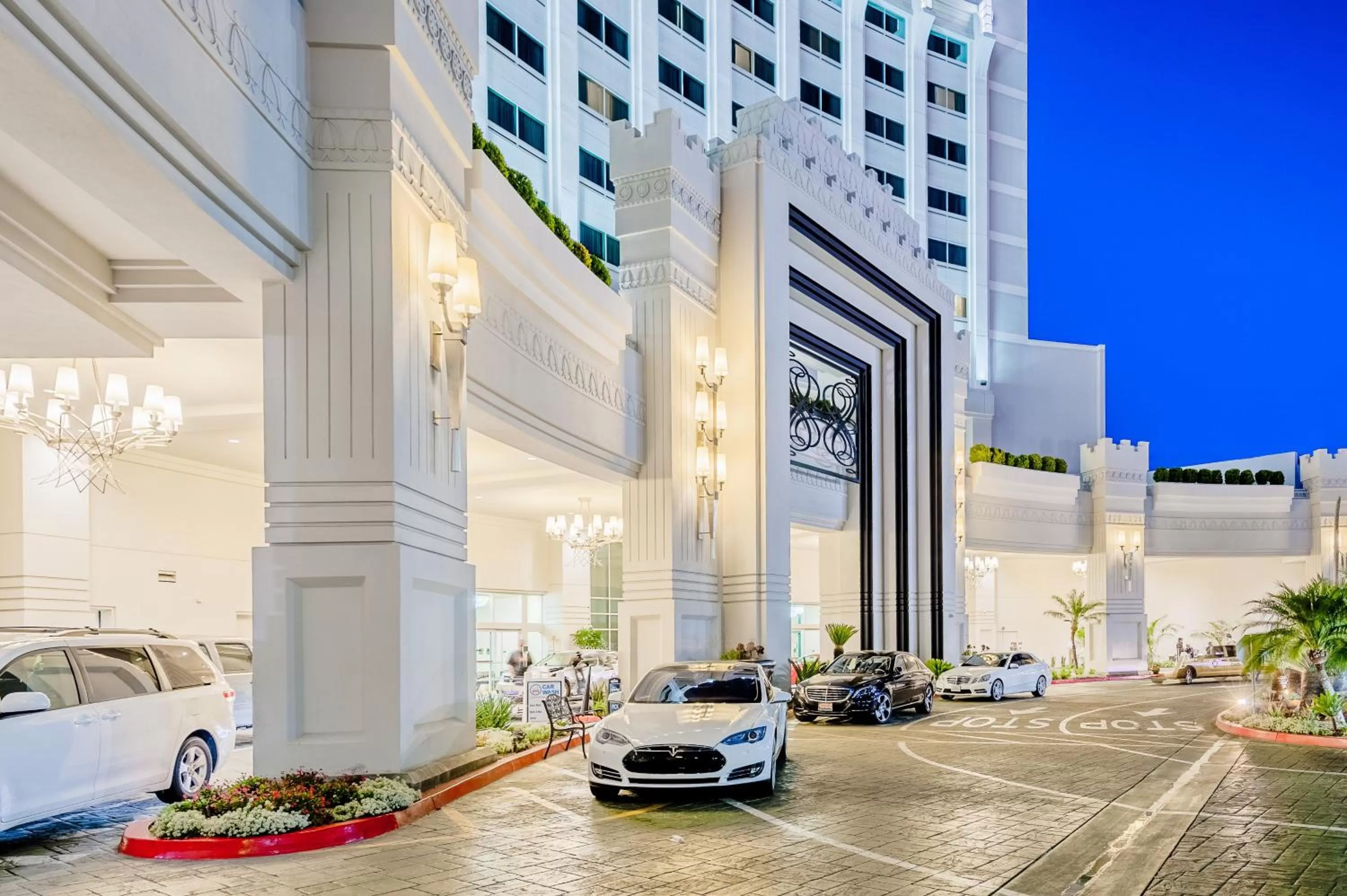 Property building in The Commerce Casino & Hotel