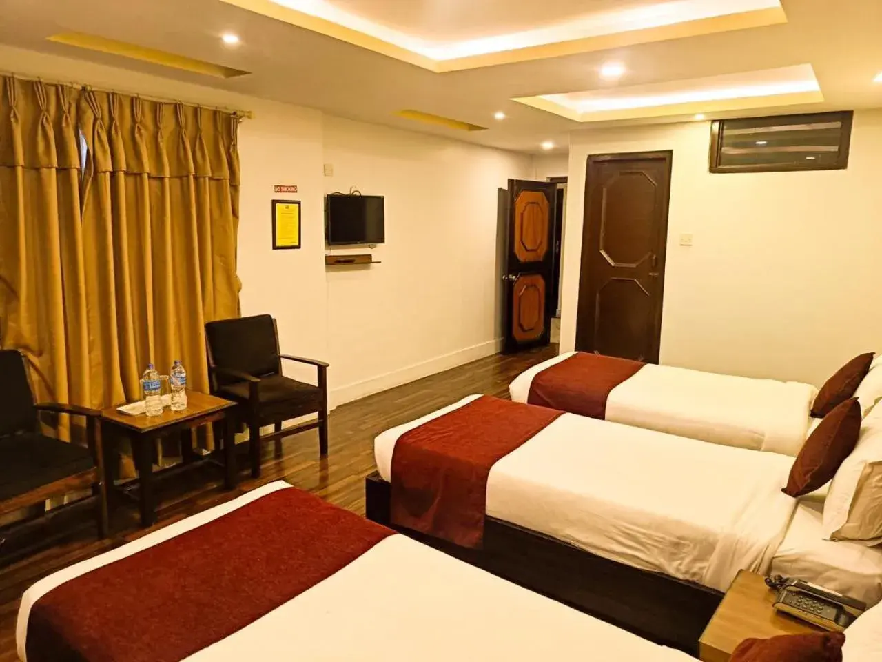 Bed in Thamel Grand Hotel