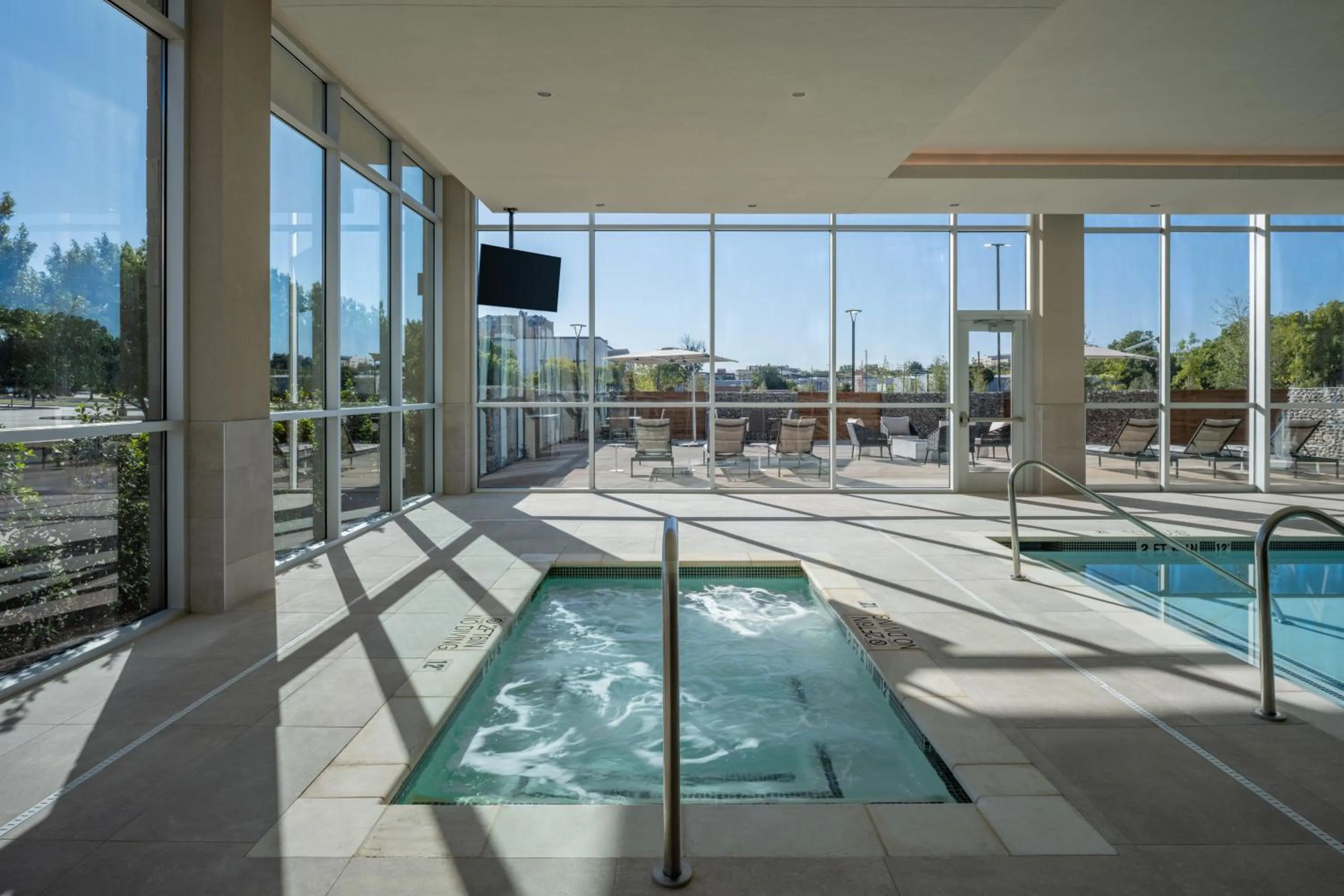 Pool view in Delta Hotels by Marriott Wichita Falls Convention Center