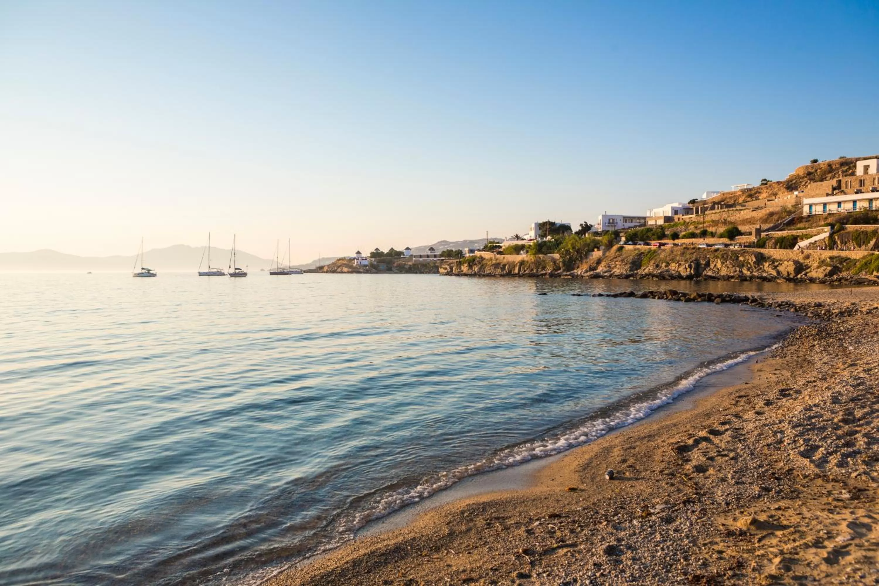 Beach in Mykonos Beach Hotel