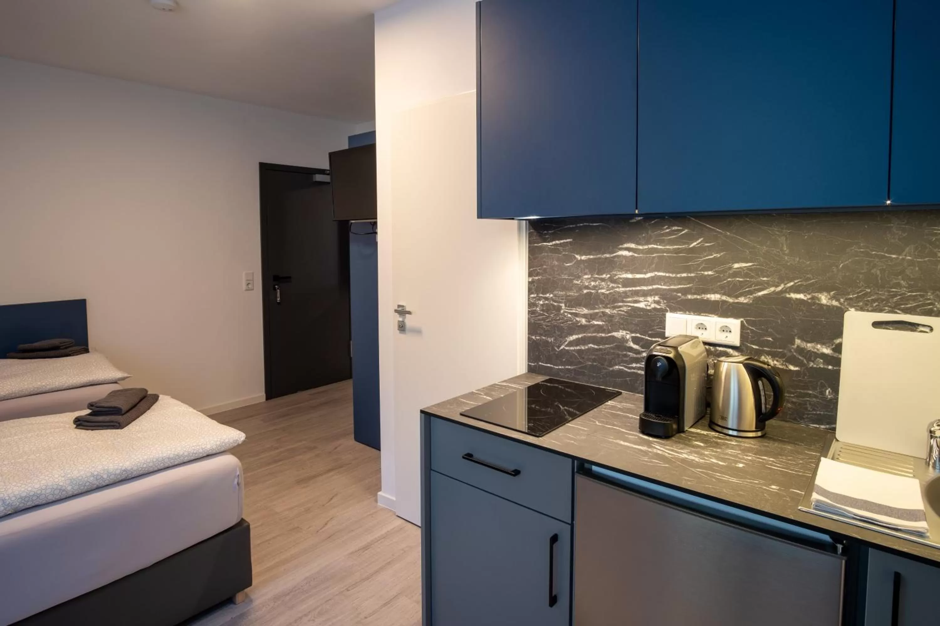 Bed in Hotel A24 bei Hamburg