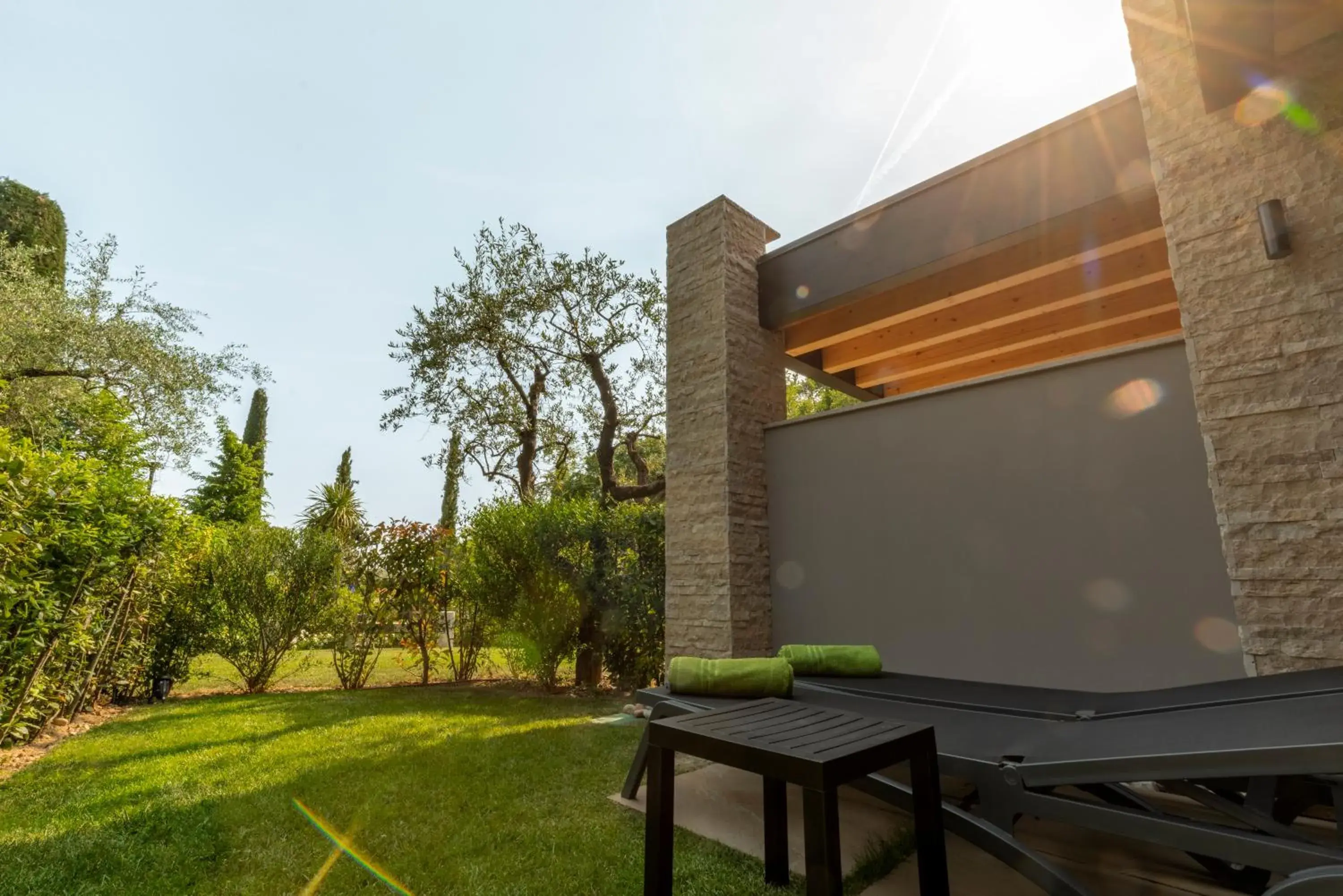 Garden view in Lamasu RioVerde - Lago di Garda