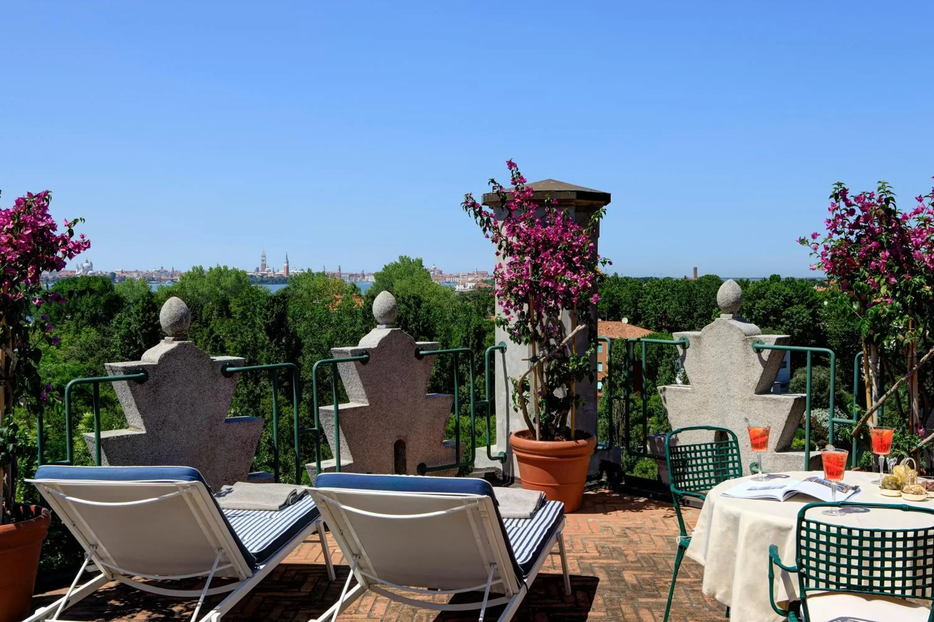 Balcony/Terrace, Restaurant/Places to Eat in Hotel Excelsior Venice