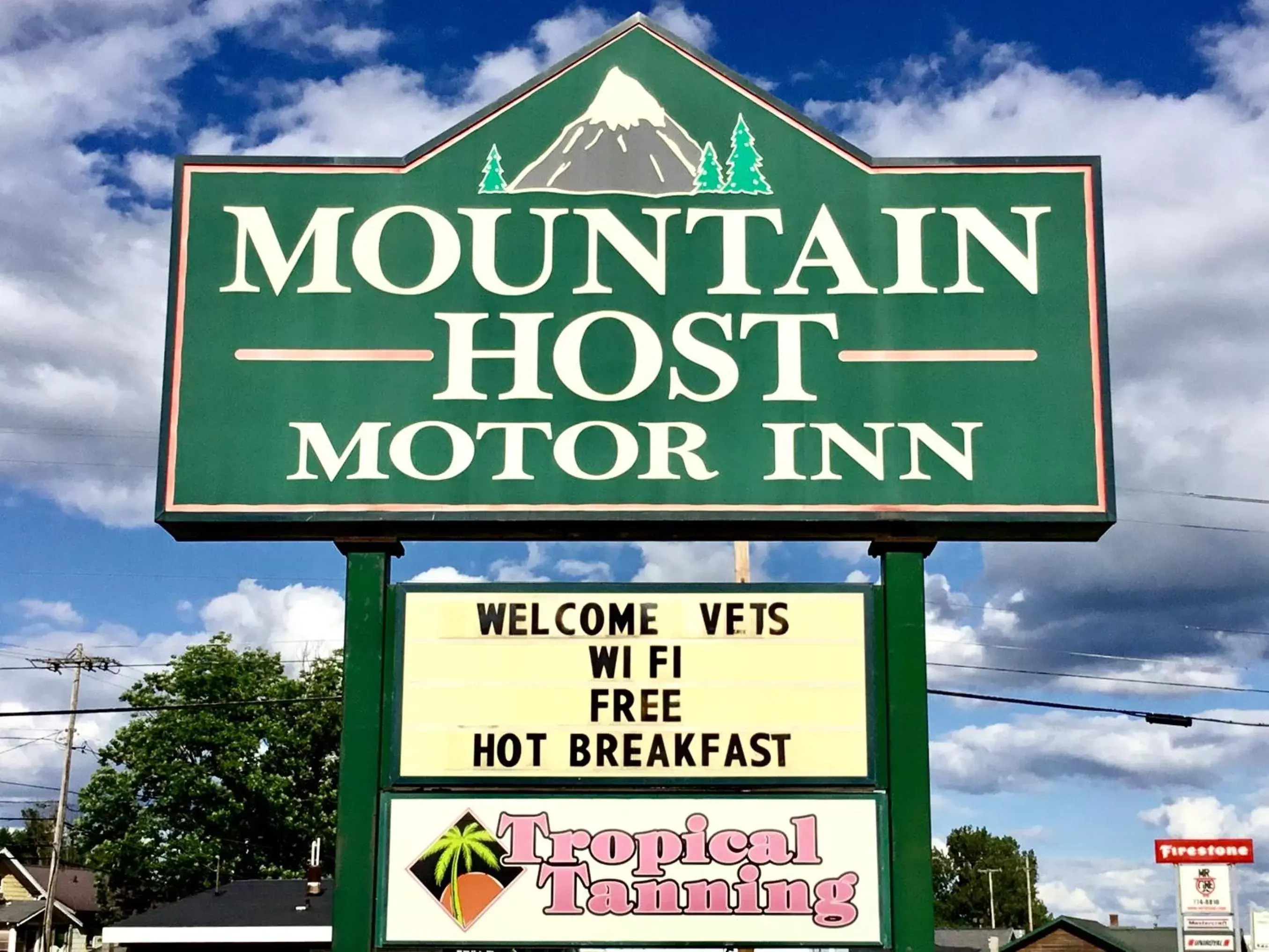 Property logo or sign in Mountain Host Motor Inn