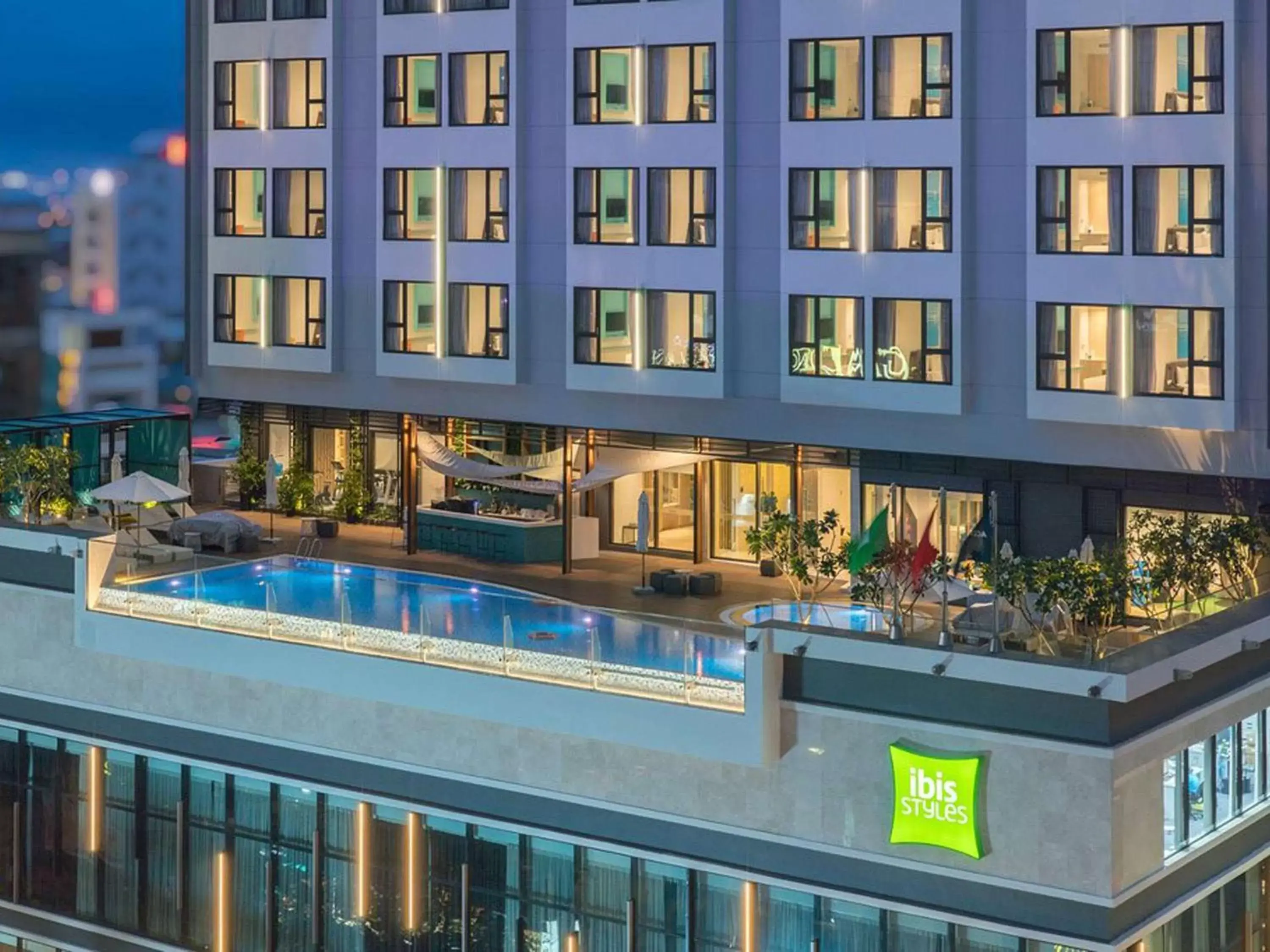 Property building, Swimming Pool in ibis Styles Nha Trang
