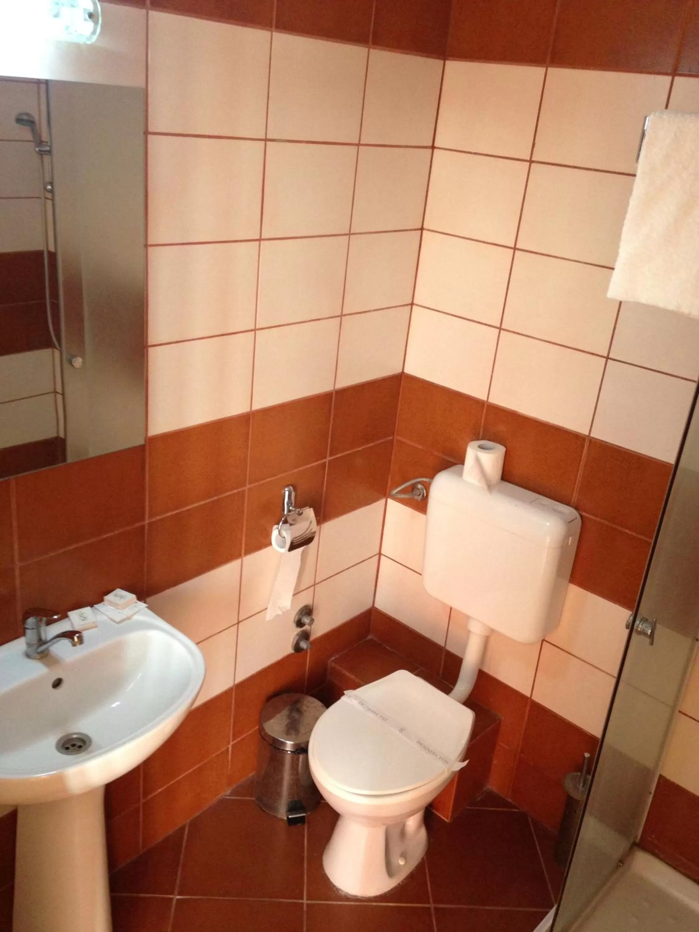 Shower, Bathroom in Hotel Romantik