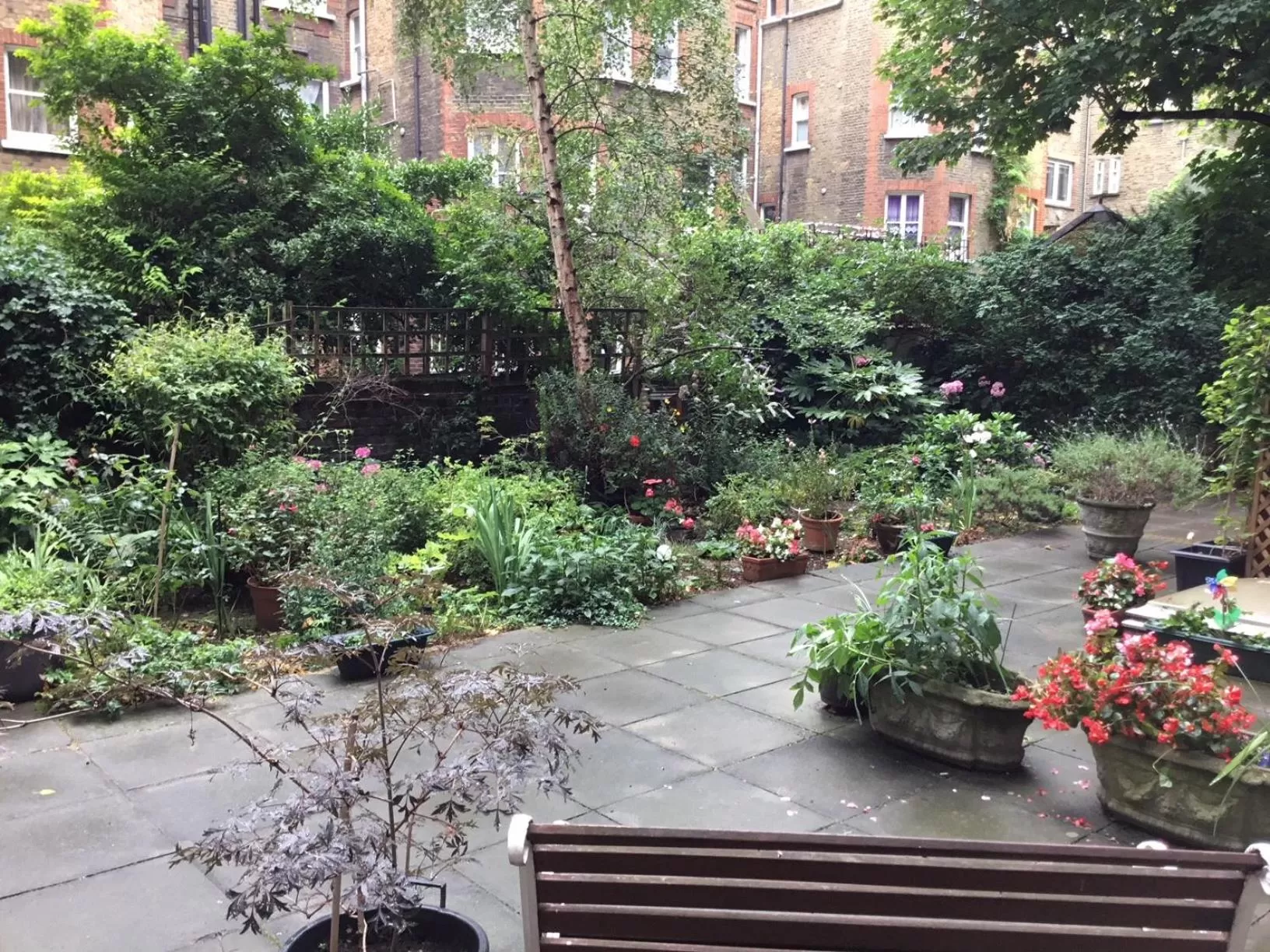 Patio in No1 The Mansions By Mansley