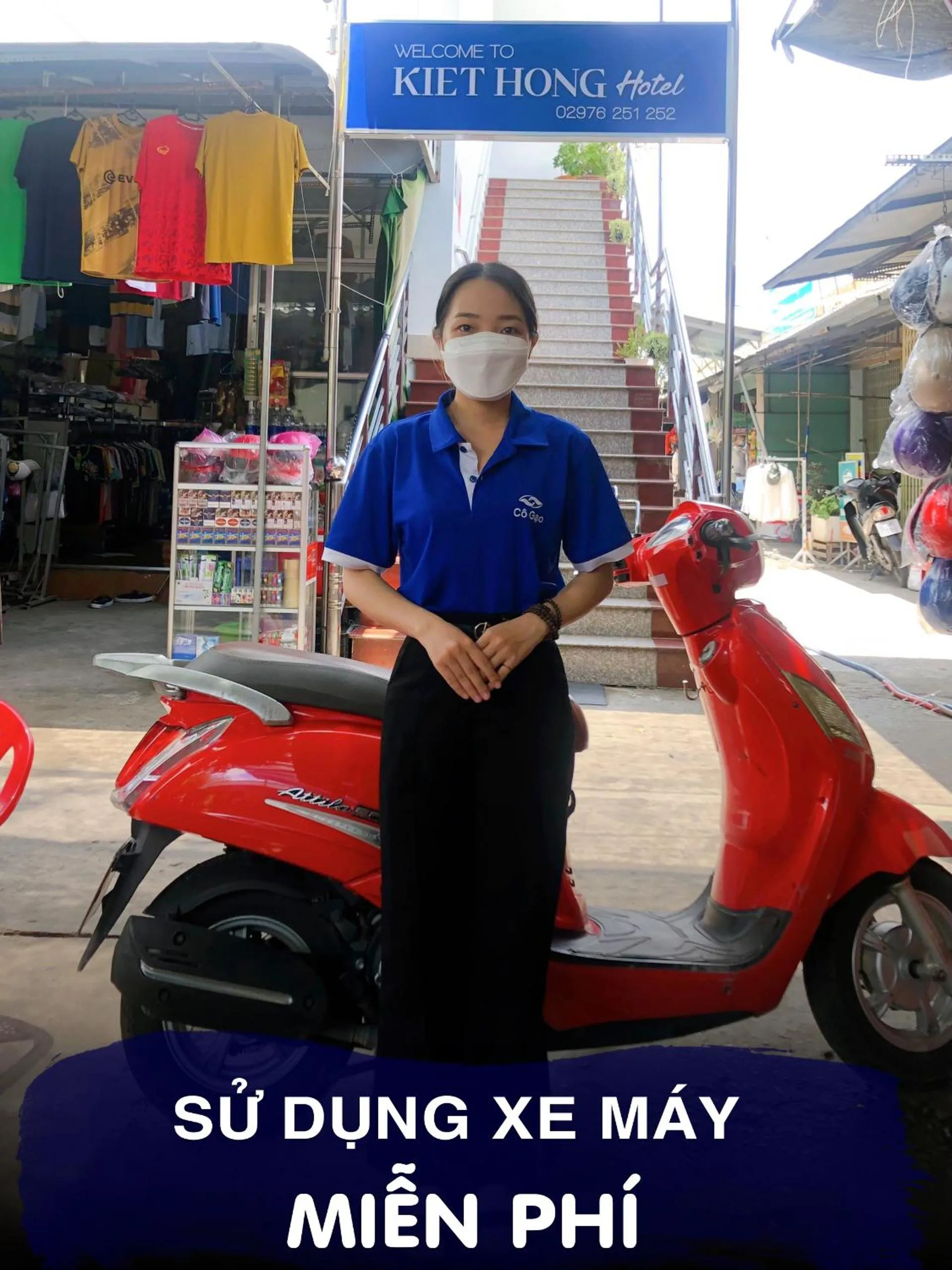 Parking in Kiet Hong Hotel