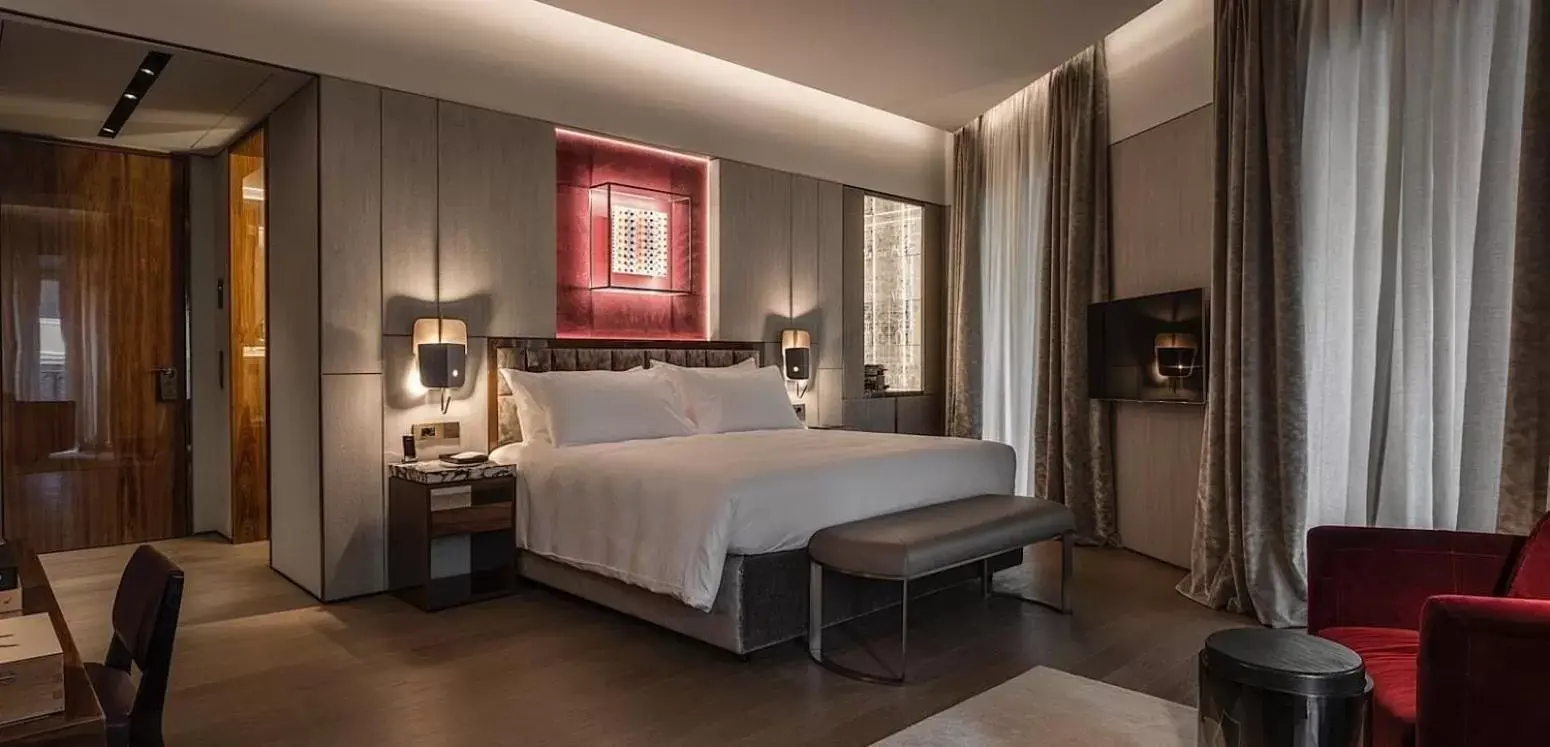 Bed in Fendi Private Suites - Small Luxury Hotels of the World