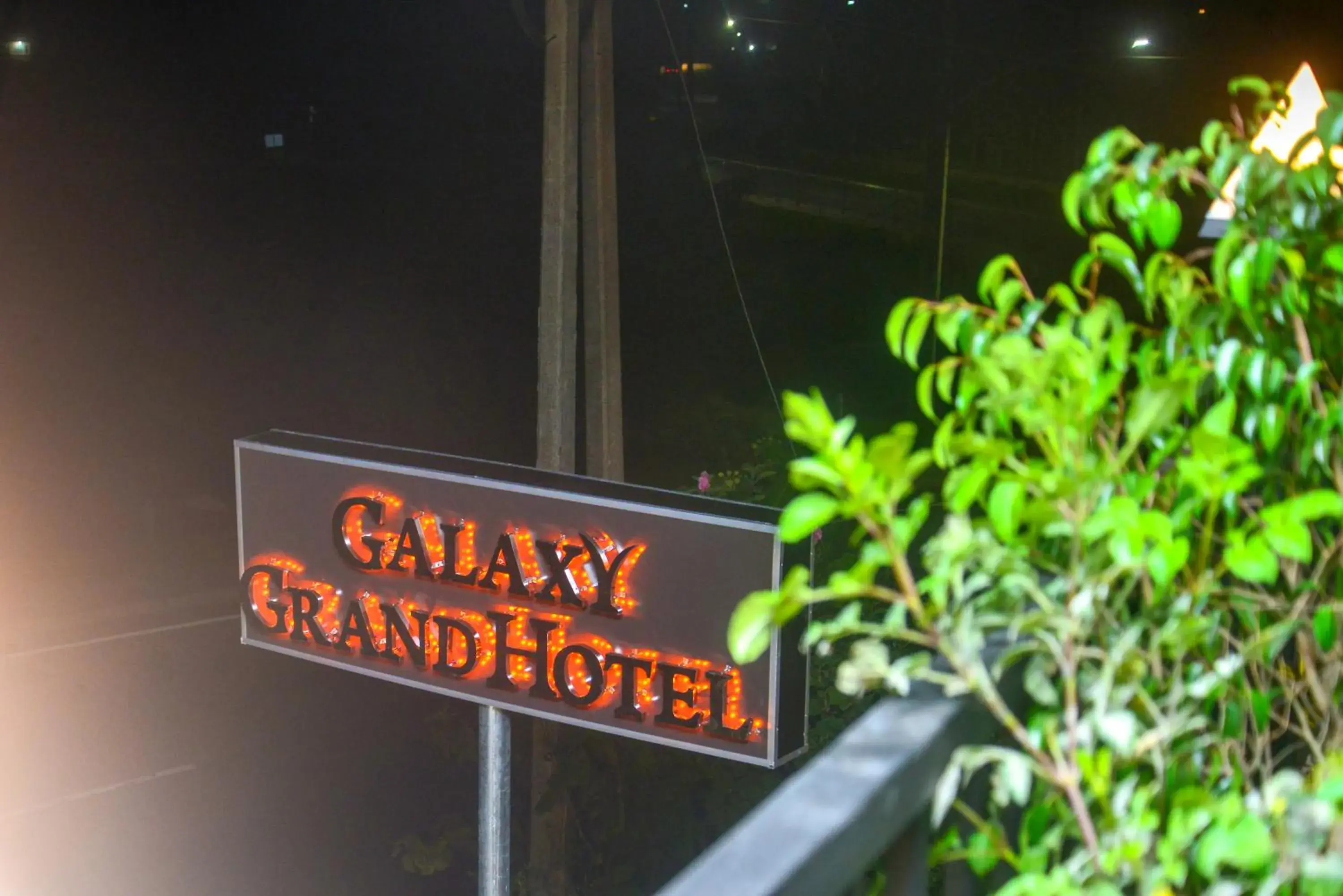 Property logo or sign in Galaxy Grand Hotel