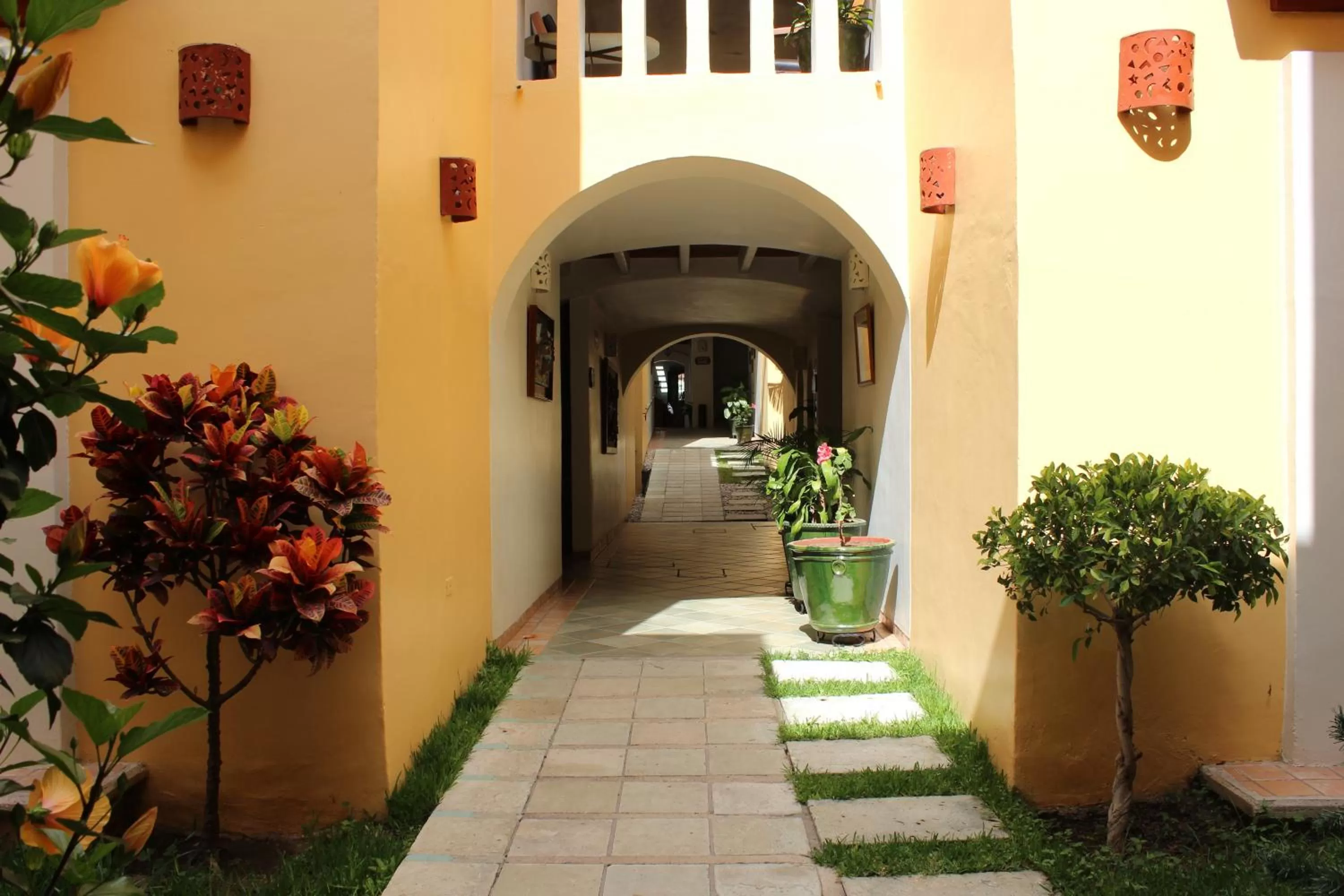 Decorative detail in Hotel Casa Conzatti