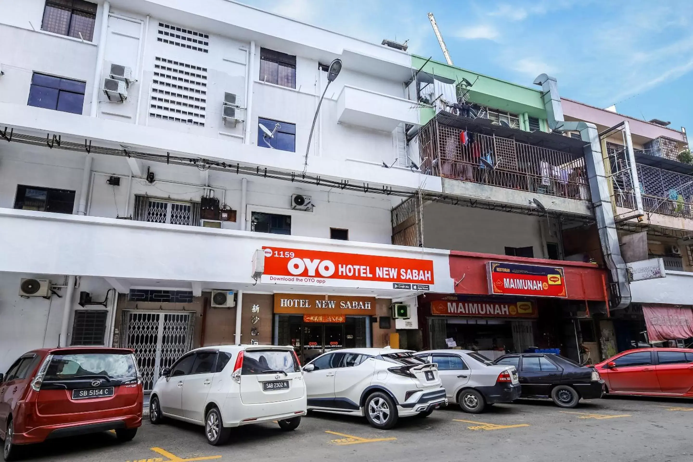 Facade/Entrance in OYO 1159 Hotel New Sabah