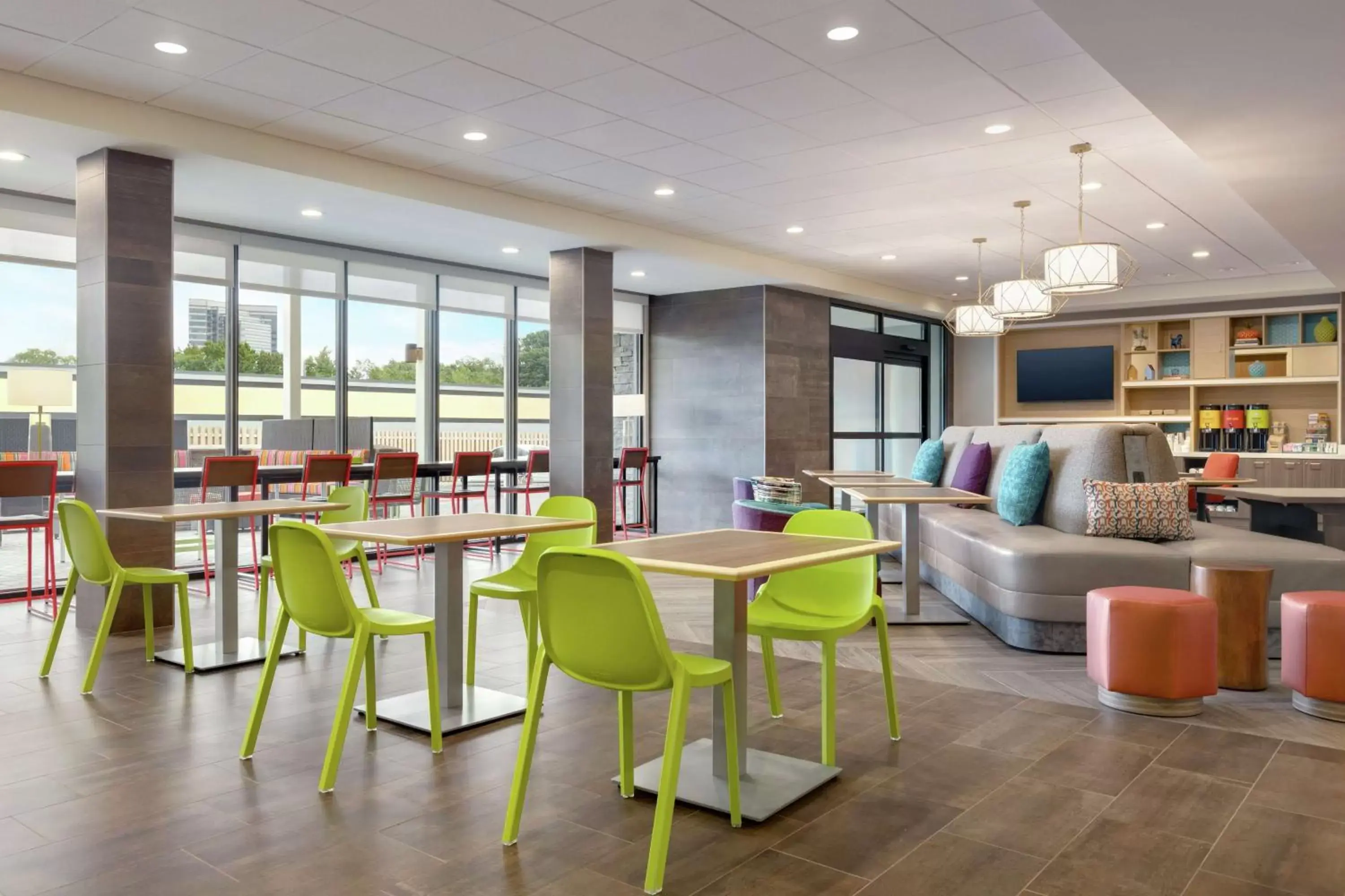 Lobby or reception in Home2 Suites by Hilton New Brunswick, NJ