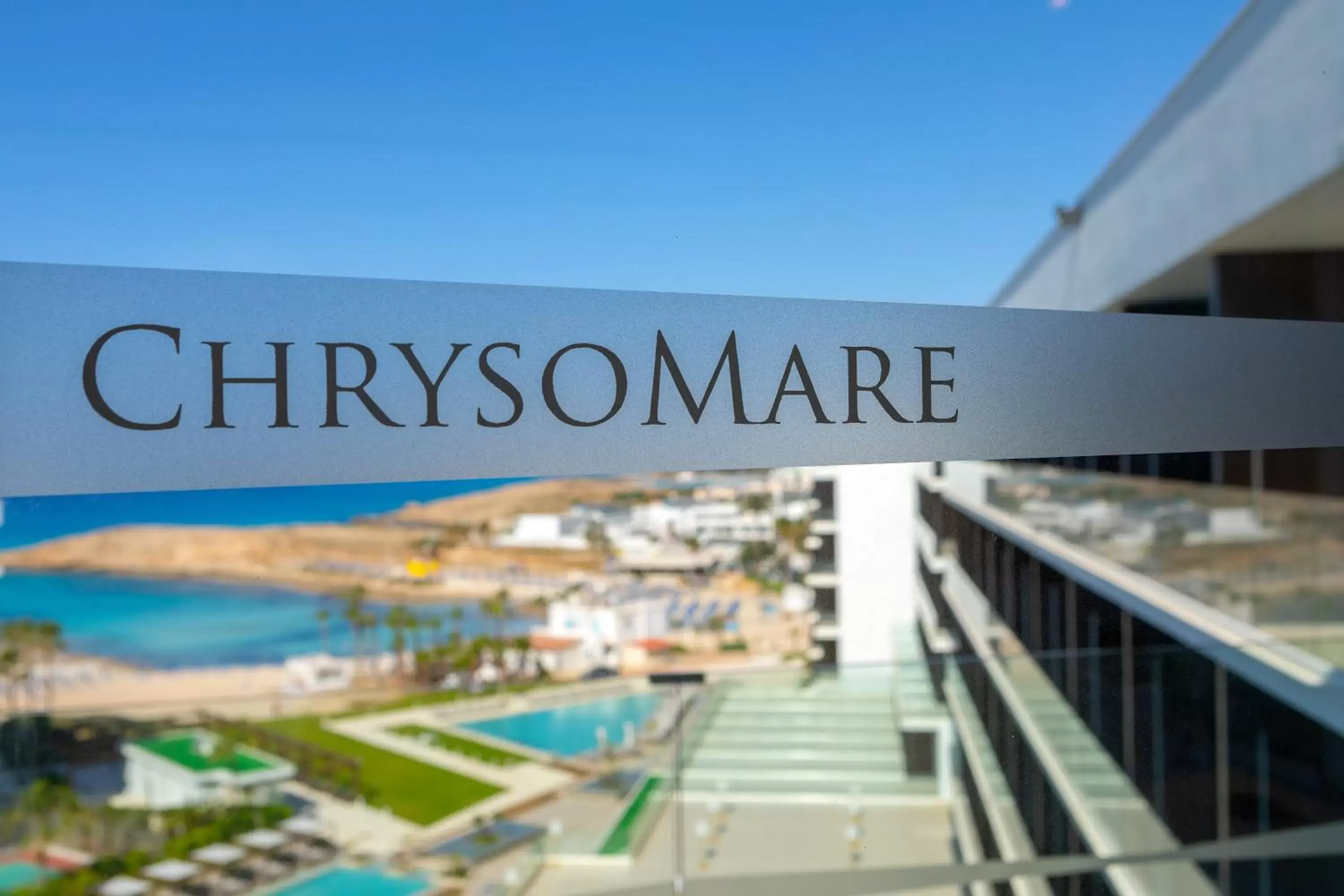 Logo/Certificate/Sign, Pool View in Chrysomare Beach Hotel & Resort